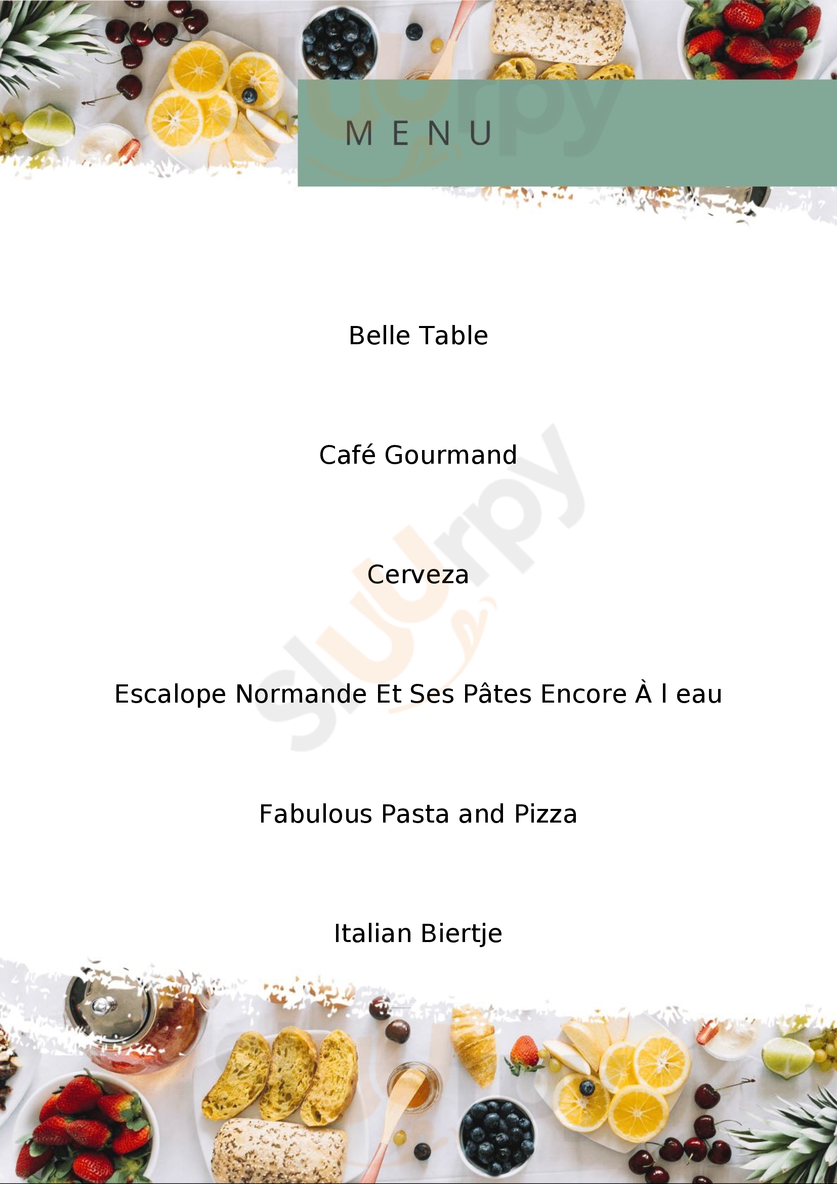 Pizzeria Storia Caen Menu - 1