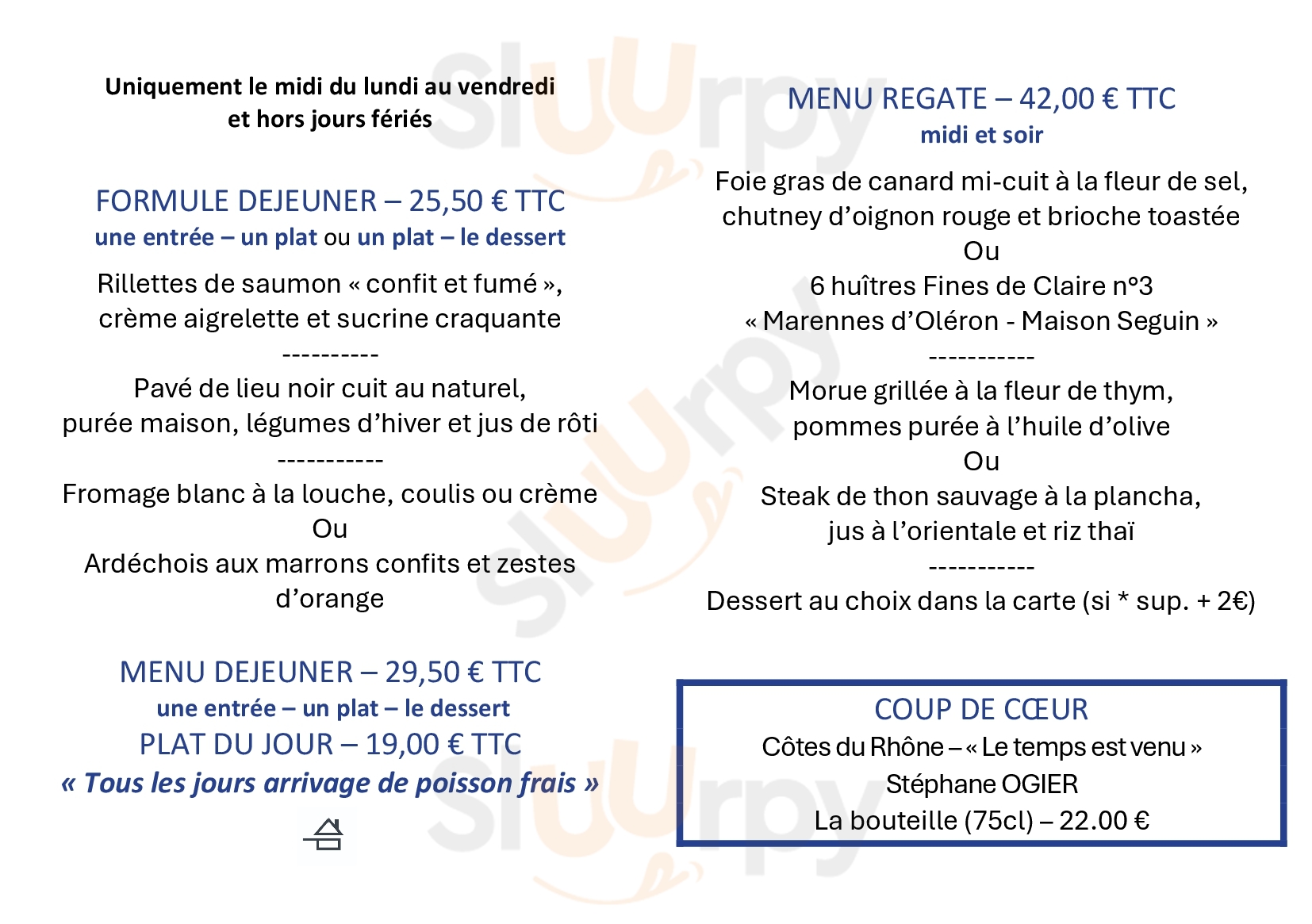 Jols Saint Antoine Lyon Menu - 1