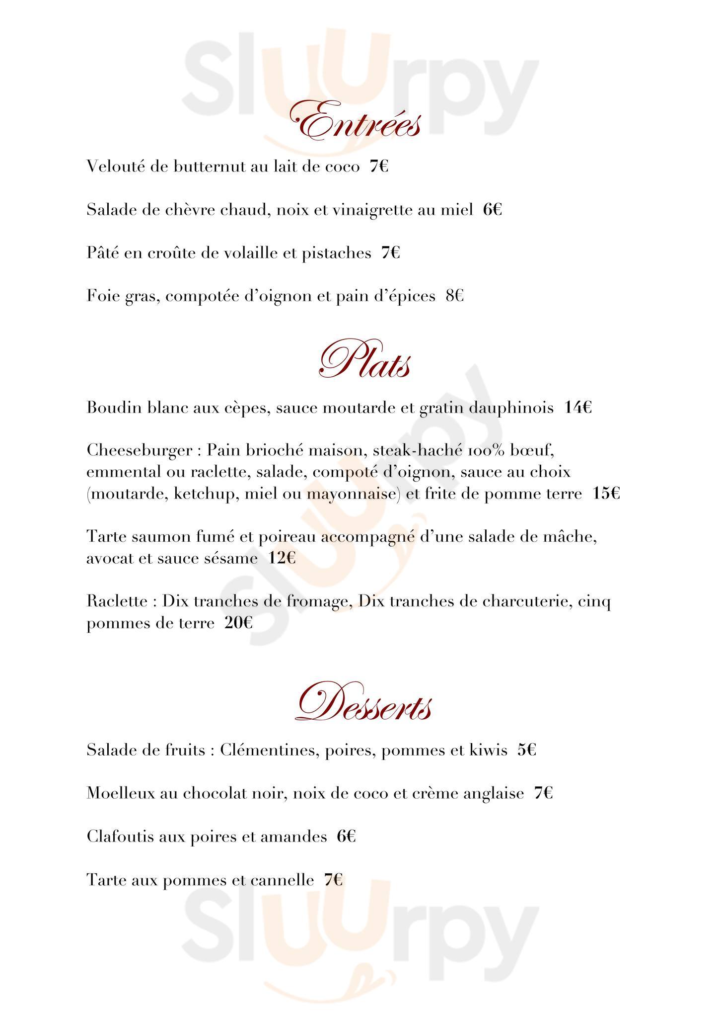 Les Trois Mats Marseille Menu - 1