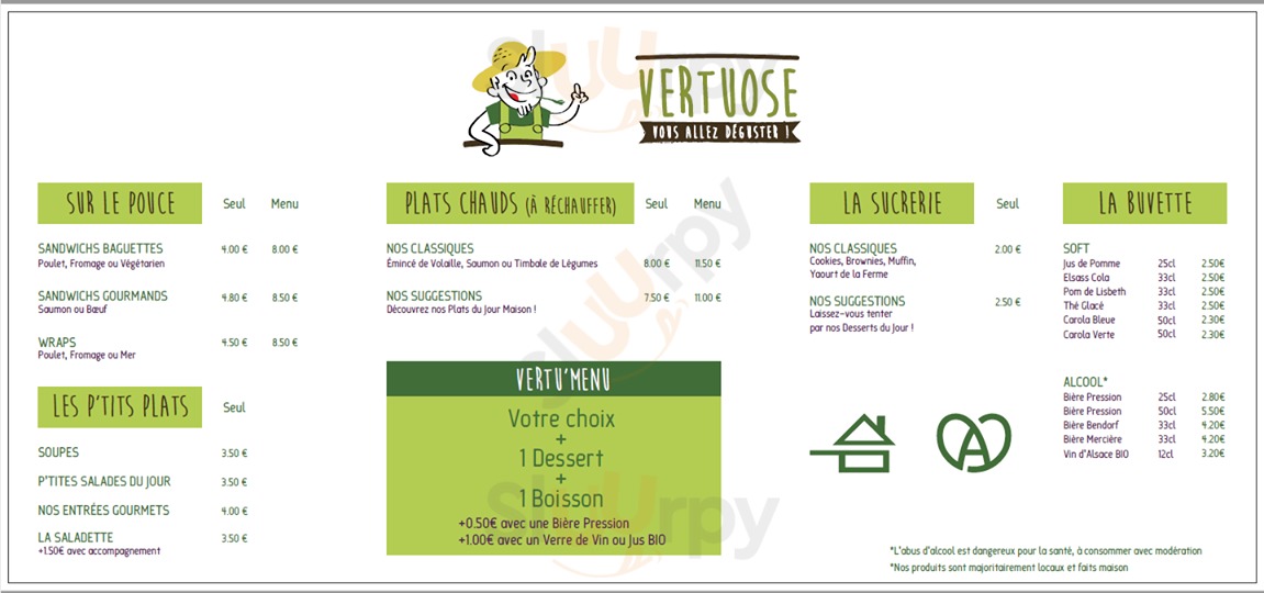 Vertuose Strasbourg Menu - 1