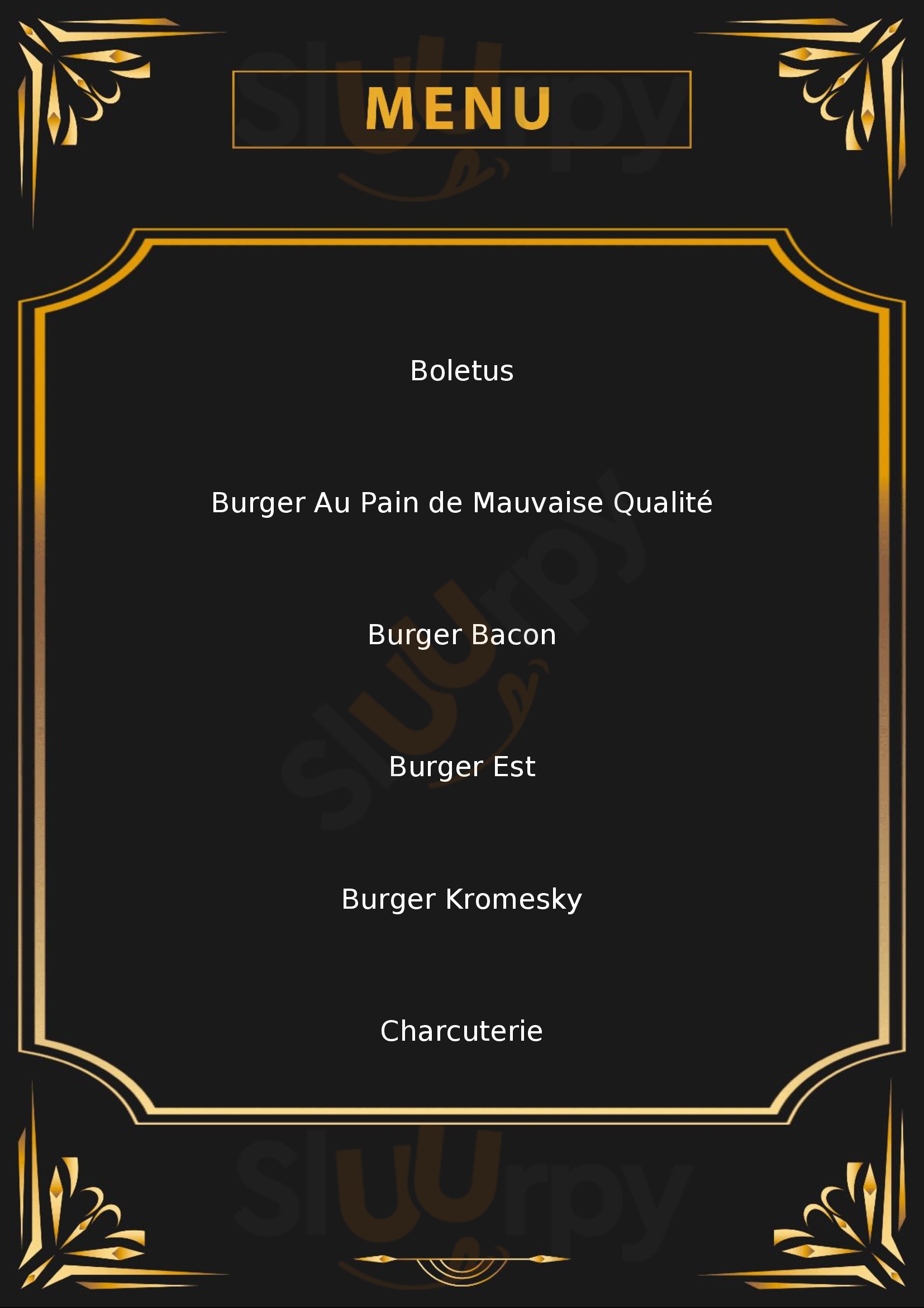 Guy & Sons Montpellier Menu - 1