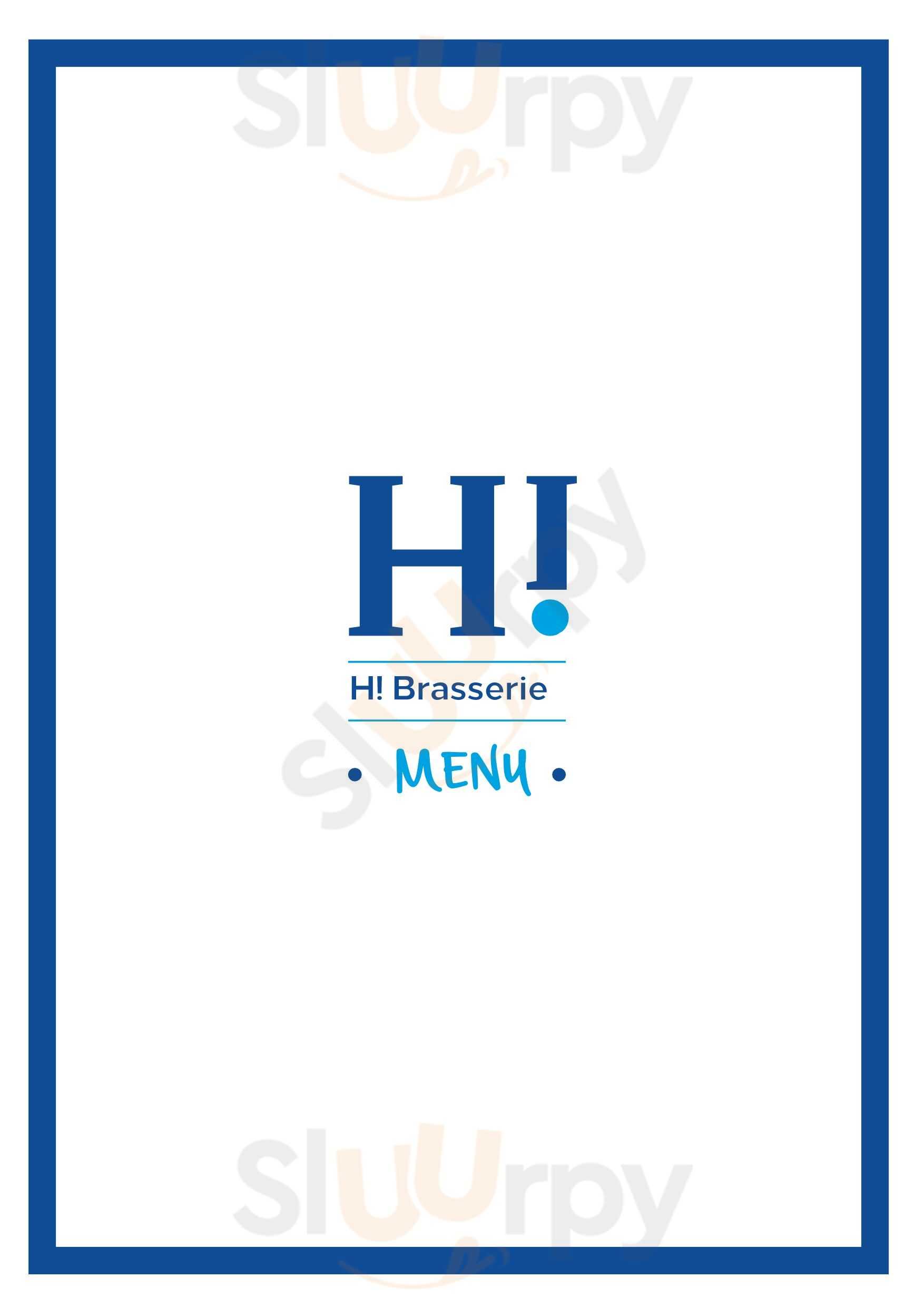 H! Brasserie Strasbourg Menu - 1