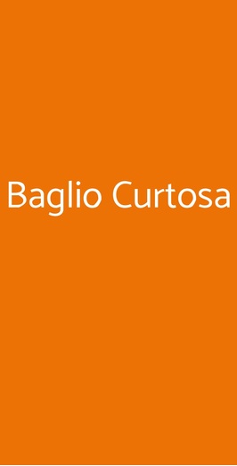 Baglio Curtosa, Custonaci