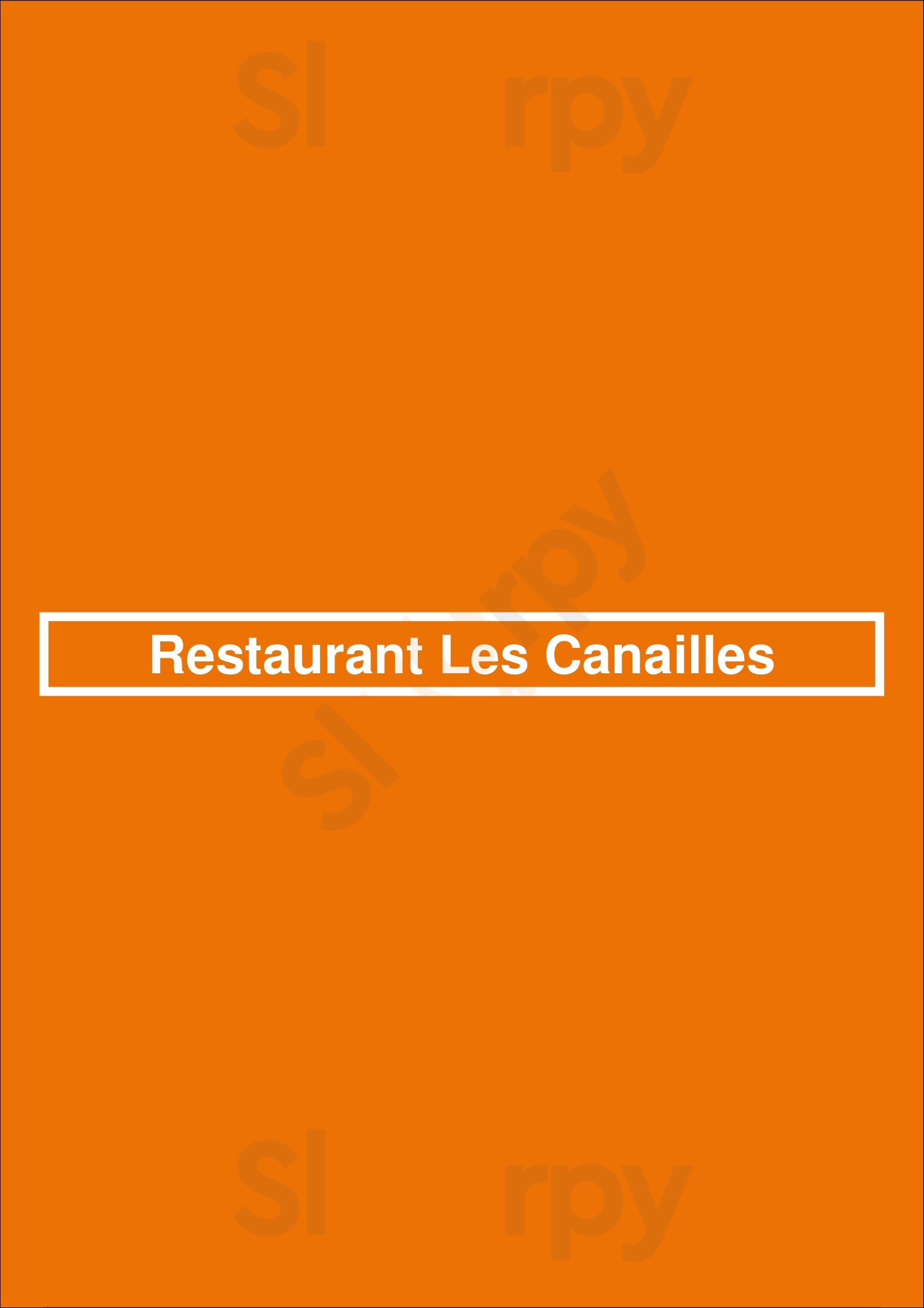 Restaurant Les Canailles Strasbourg Menu - 1