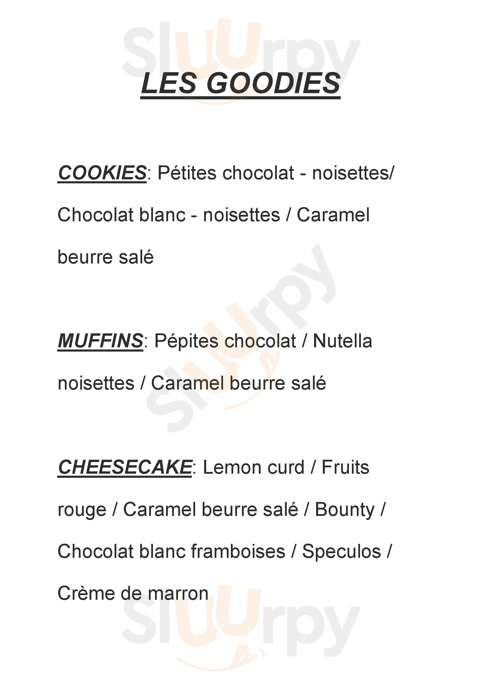 Bagel & Goodies.. Bordeaux Menu - 1