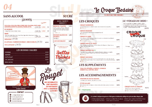 Le Croque Bedaine Neudorf menu
