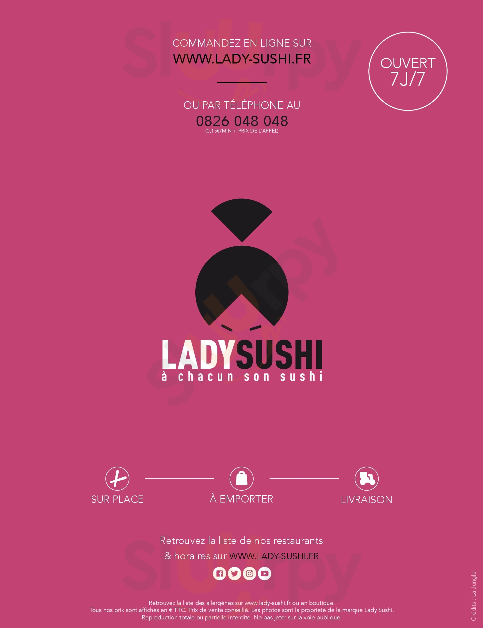 Lady Sushi Montpellier Corum men Montpellier Main Menu Sluurpy