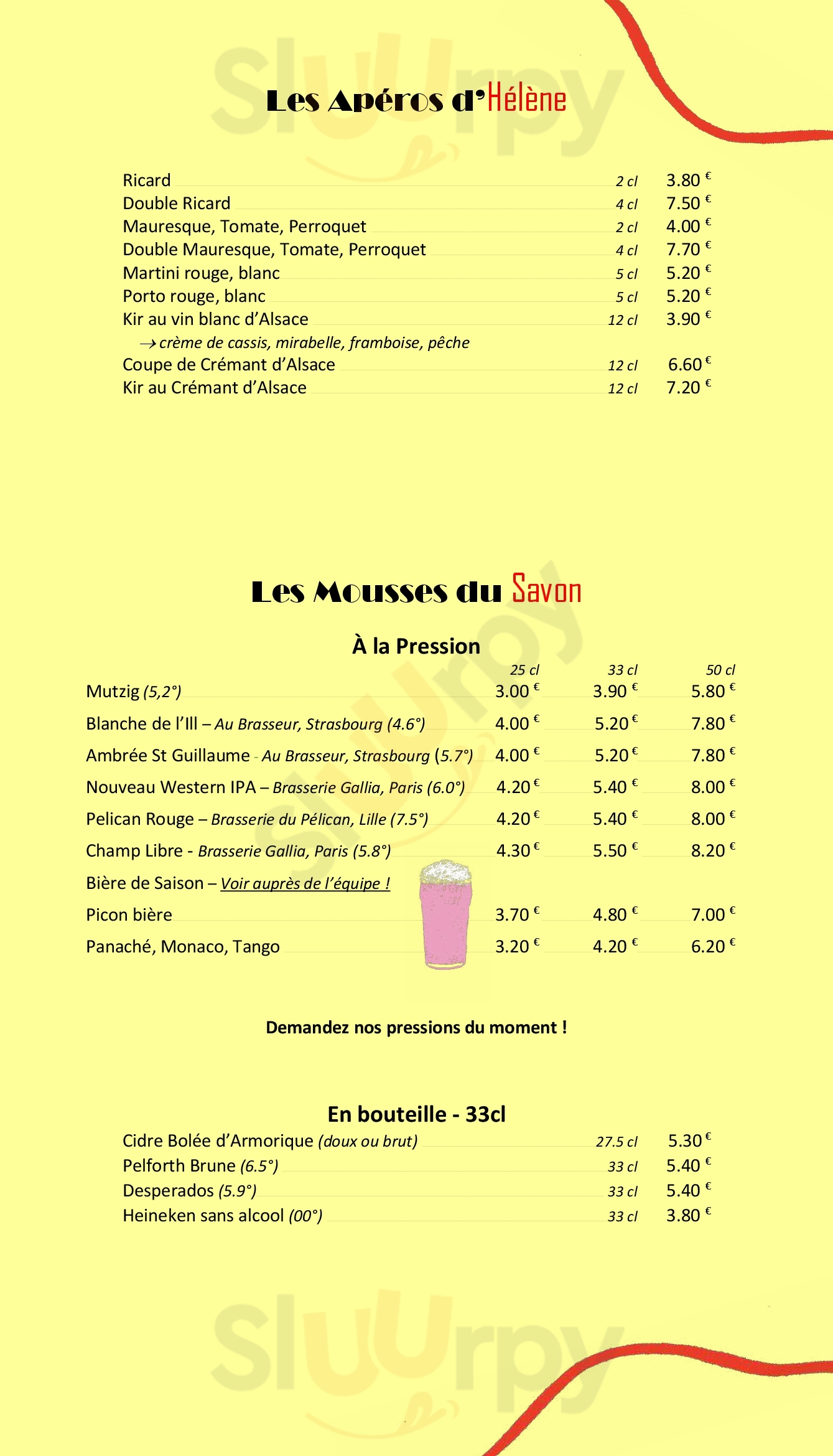 Les Savons D'hélène Strasbourg Menu - 1