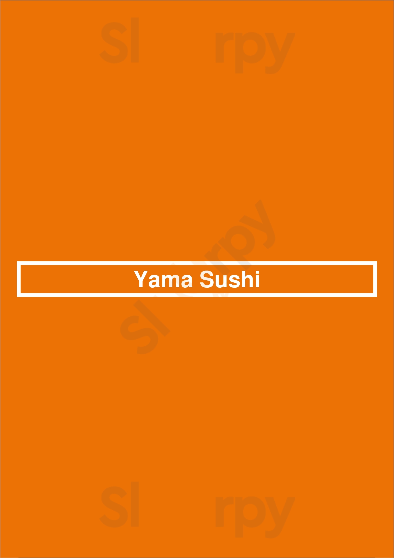 Yama Sushi Nice Menu - 1