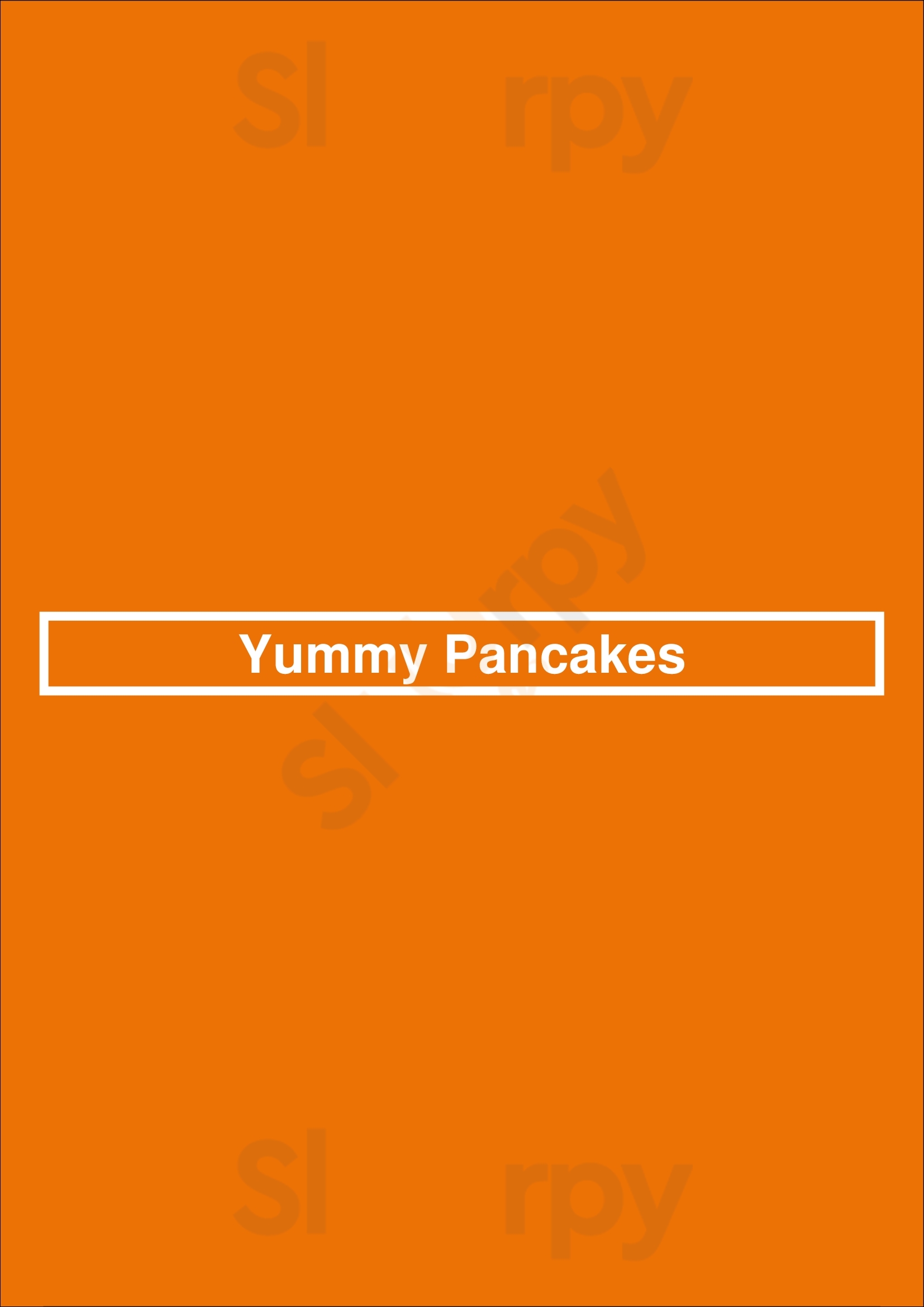 Yummy Pancakes Lyon Menu - 1