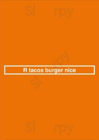 R Tacos Burger Nice, Nice