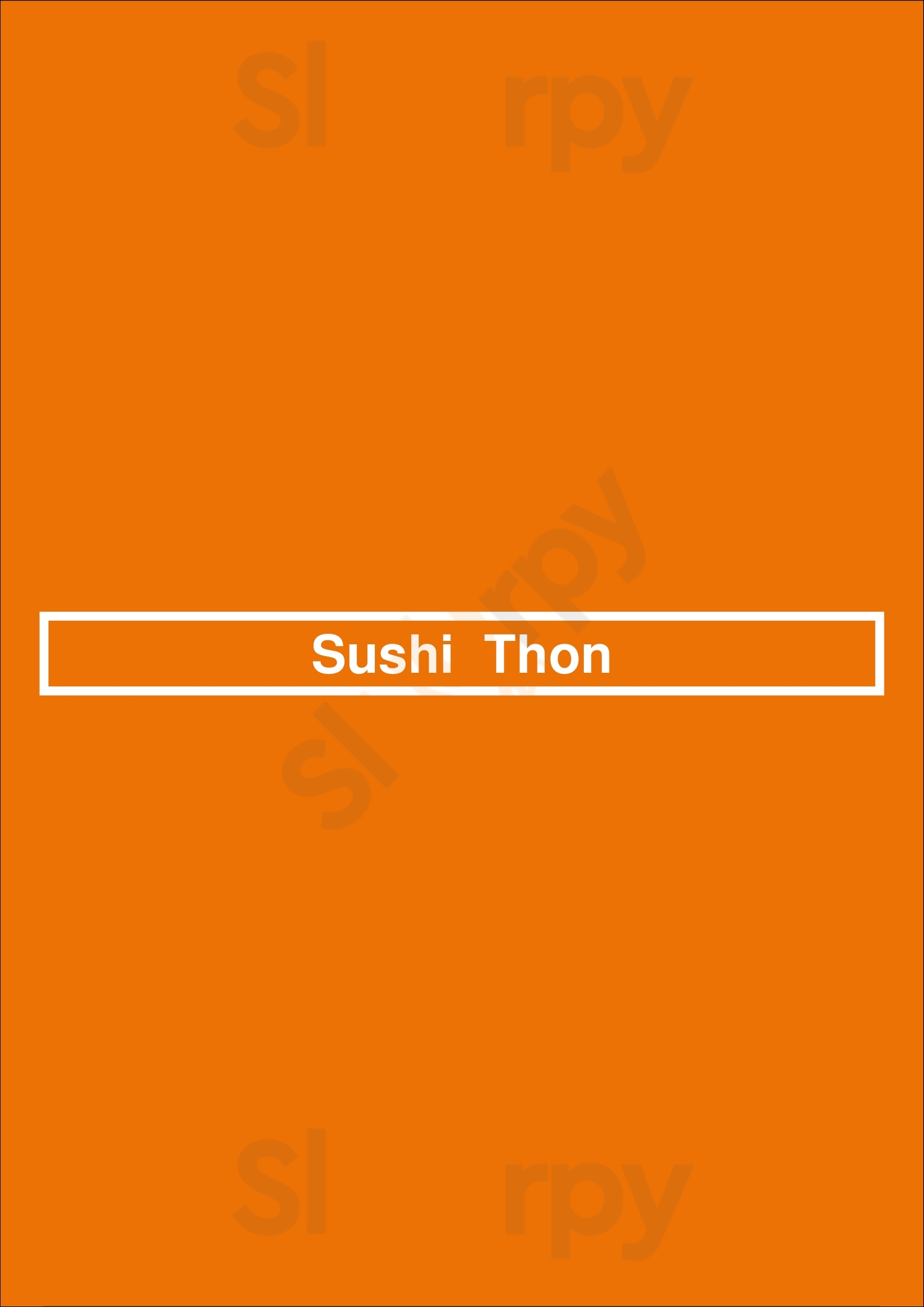 Sushi  Thon Bordeaux Menu - 1