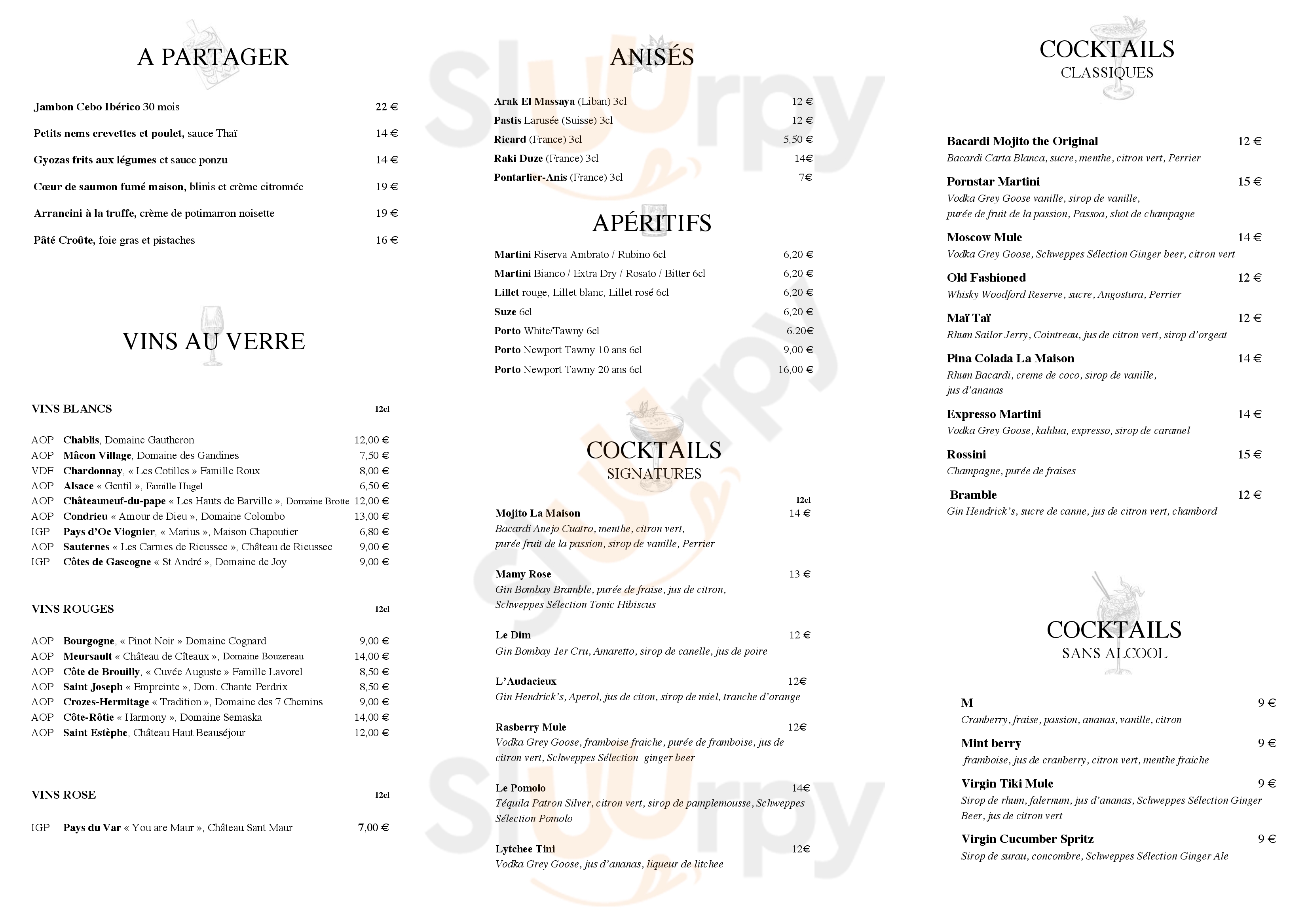 Steakhouse By La Maison Lyon Menu - 1