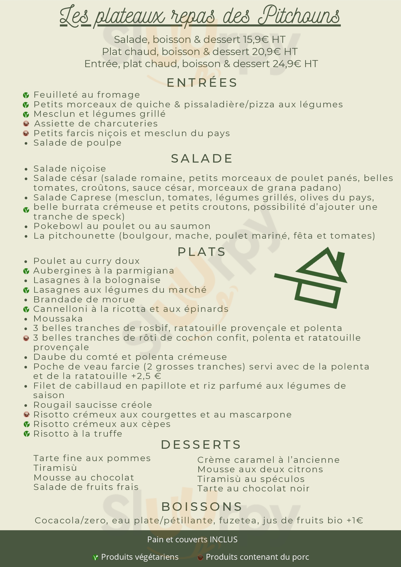 Main Menu - Le Pitchoun