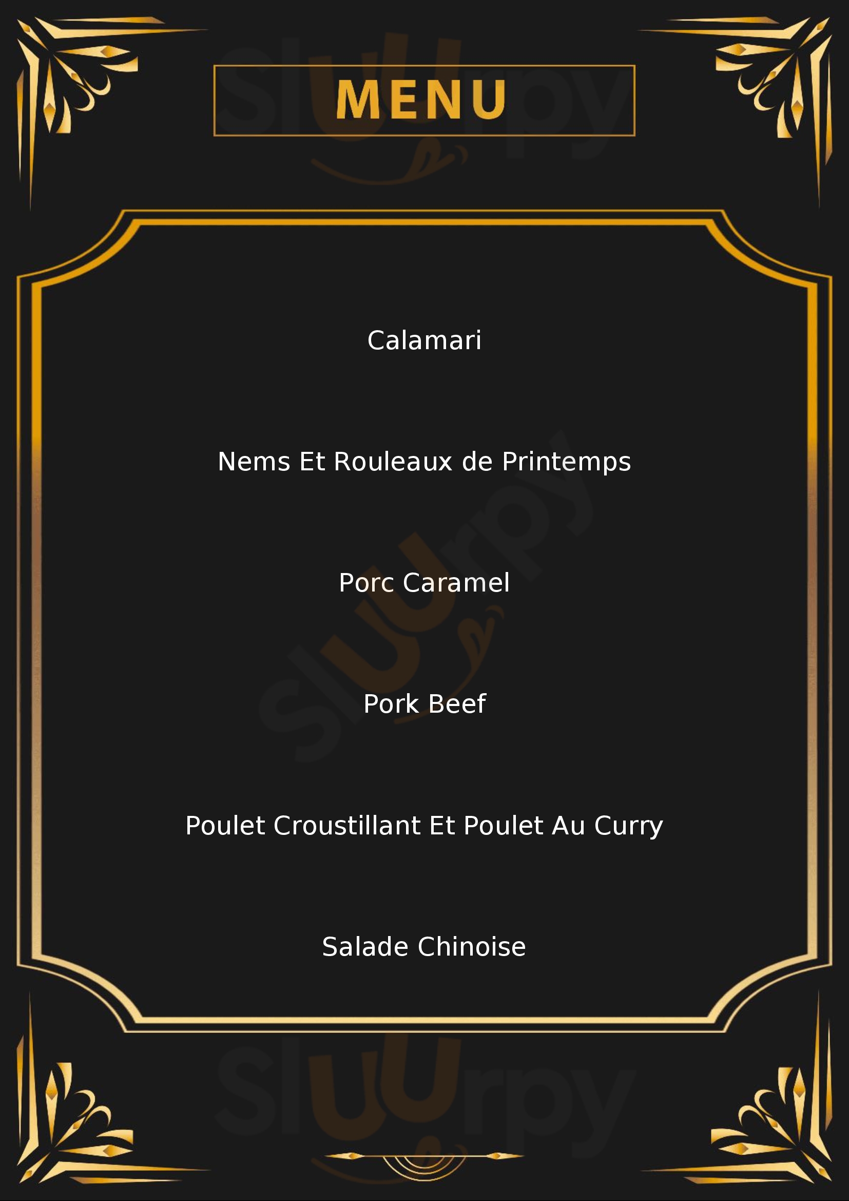 Le Lotus Bordeaux Menu - 1