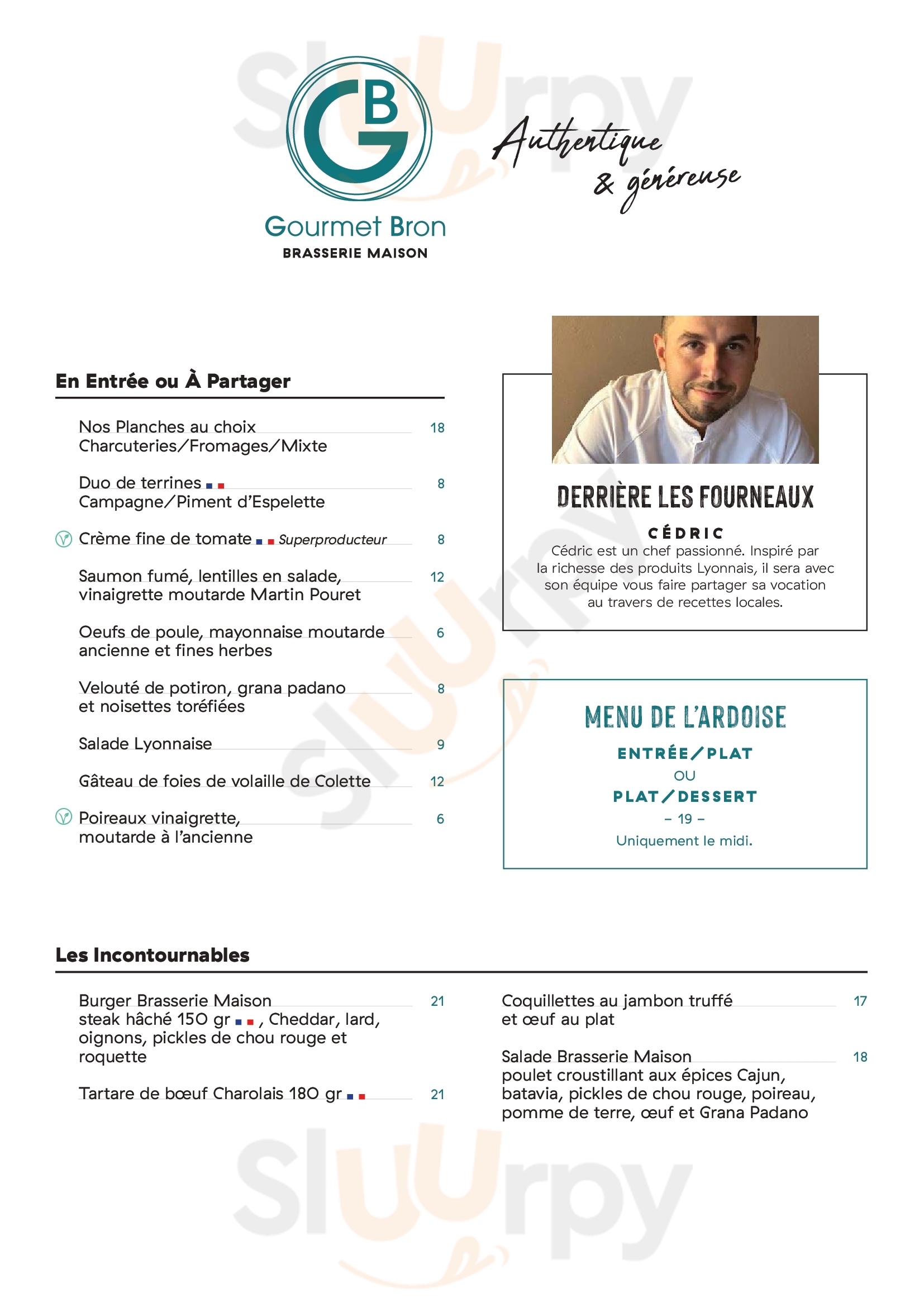 Bpf Gourmet Bron Menu - 1