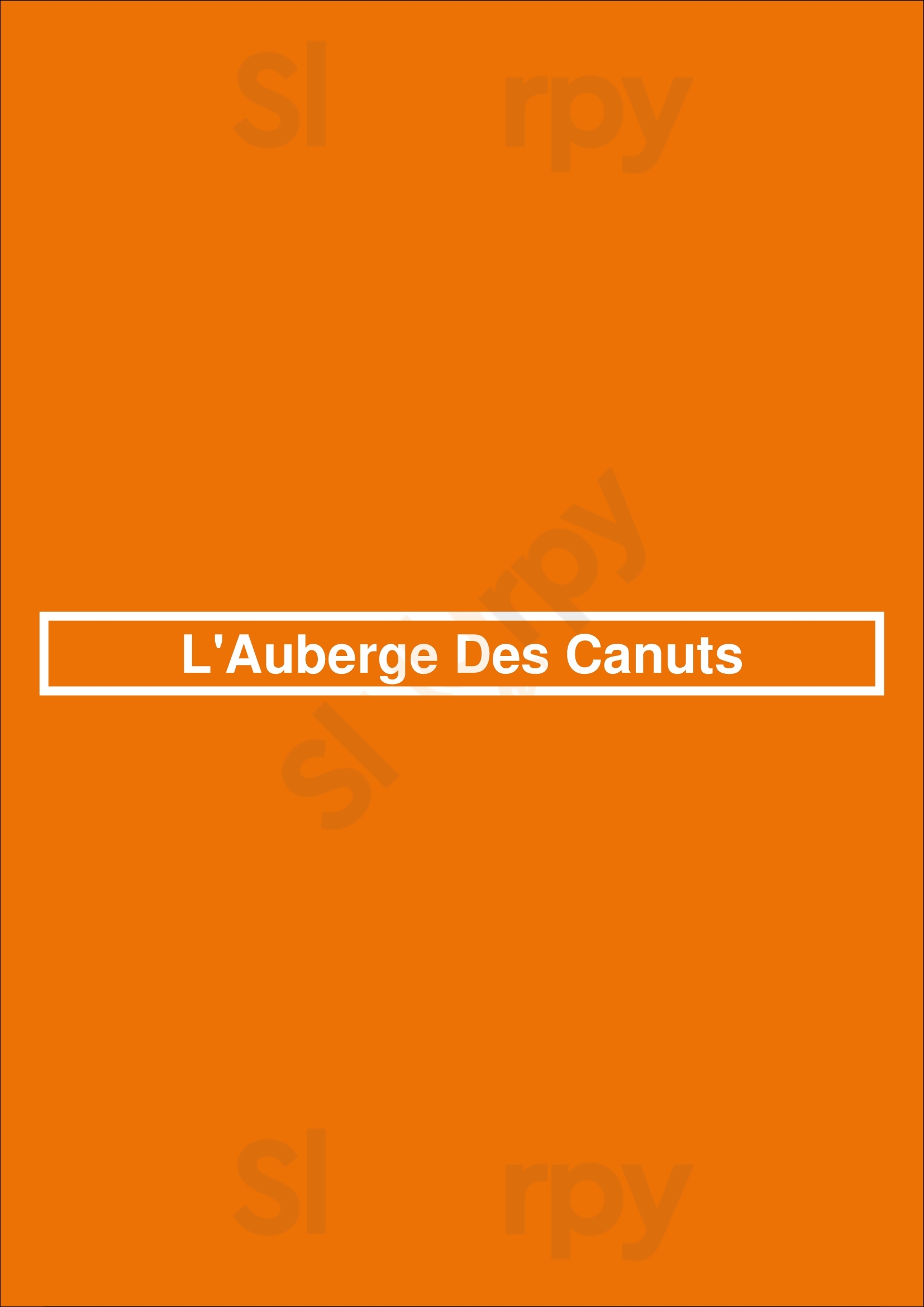 L'auberge Des Canuts Lyon Menu - 1