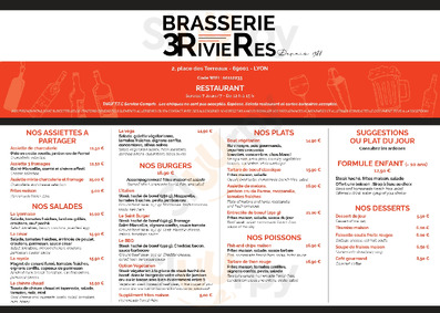 Brasserie 3 Rivieres, Lyon