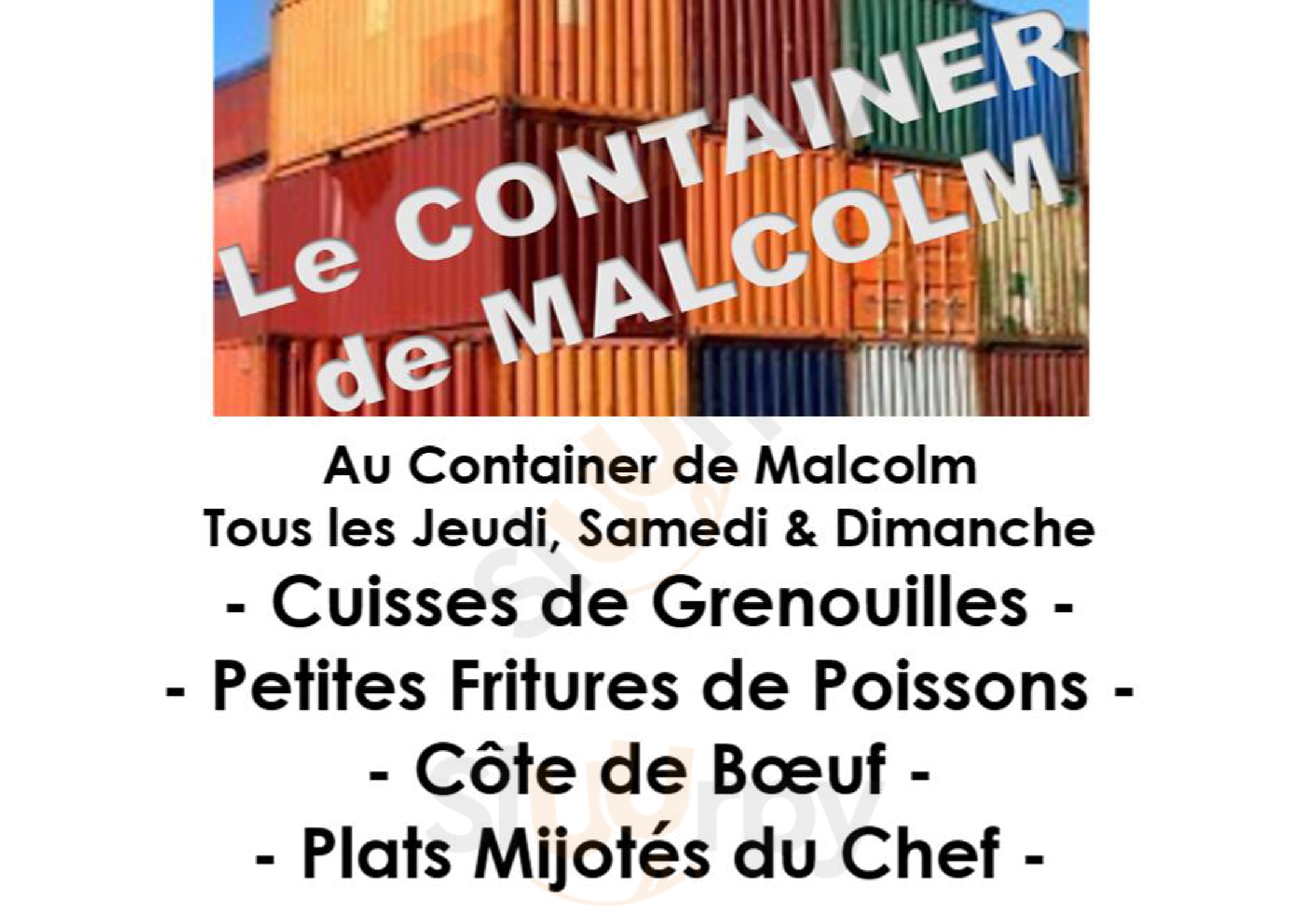 Le Container De Malcolm Villeurbanne Menu - 1