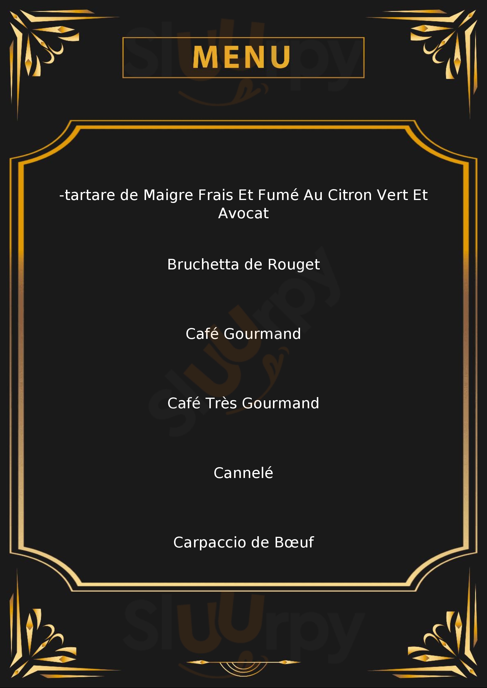 L'ecume Saint Trojan Les Bains Saint-Trojan-les-Bains Menu - 1