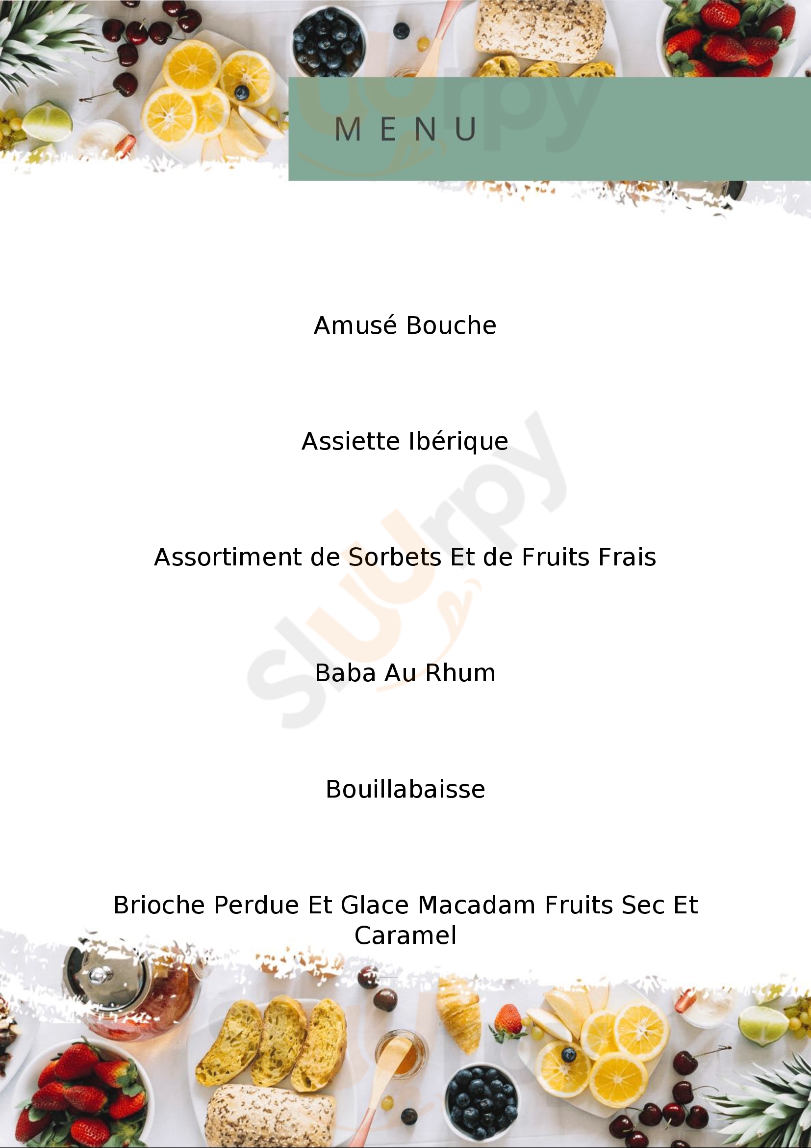 L'amarette Port Camargue Menu - 1