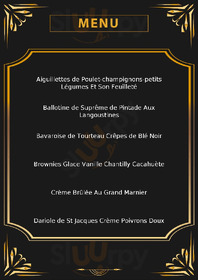 La Feuillantine menu