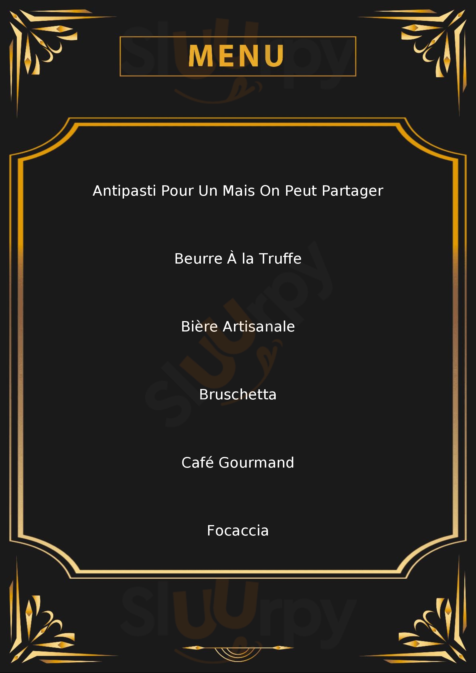 La Dolce Vita Saint-Malo Menu - 1