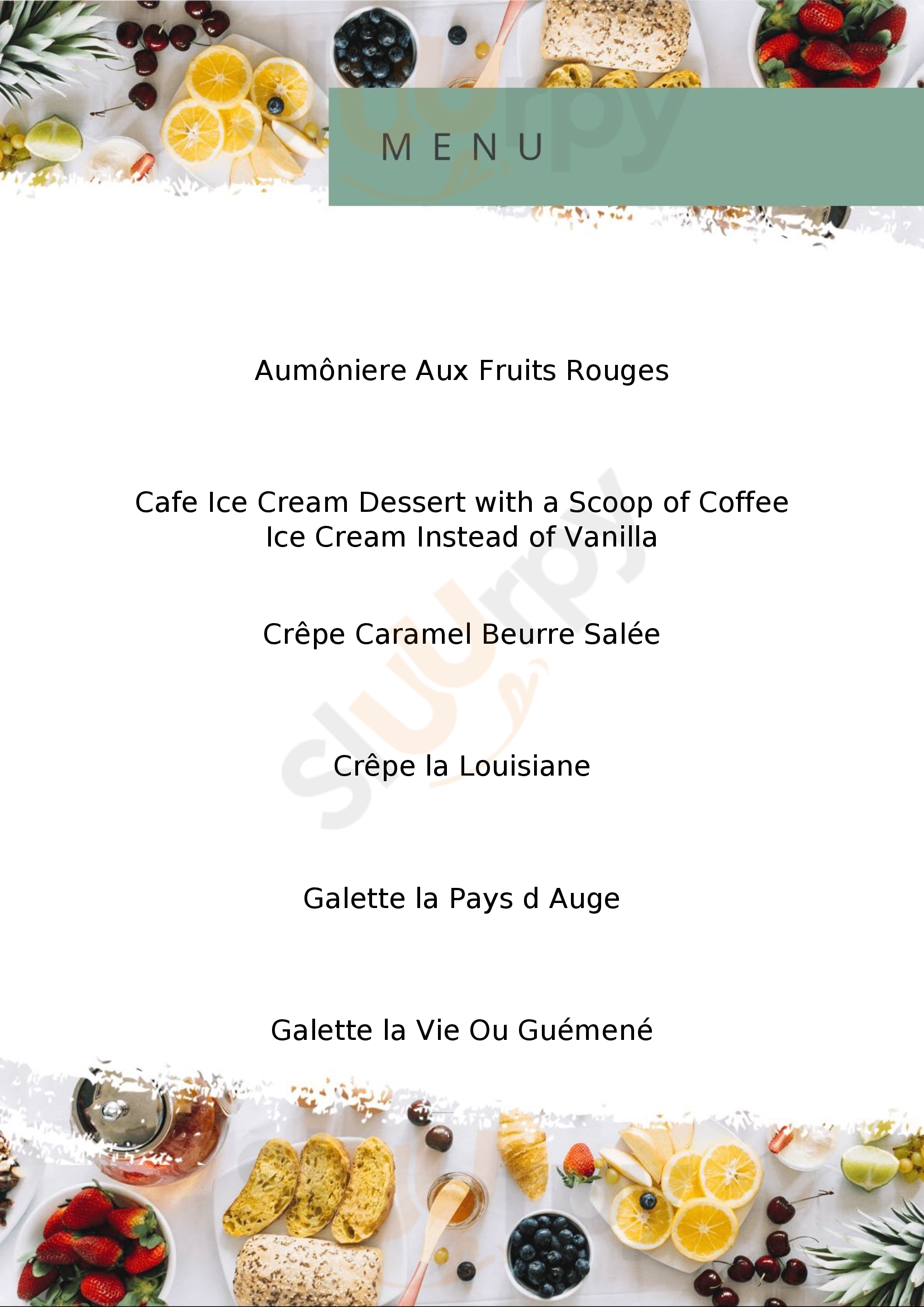 Le Louisiane Verneuil-sur-Avre Menu - 1