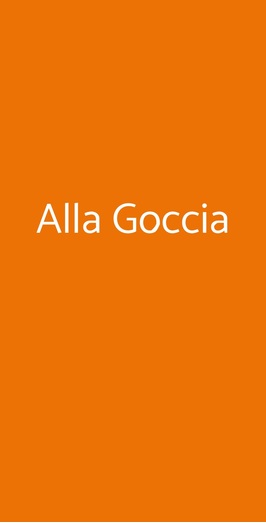 Alla Goccia, Torino