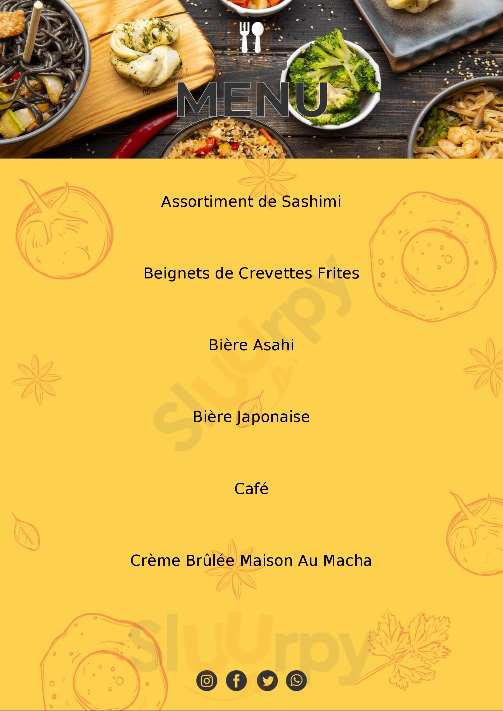 Sachi Restaurant Japonais Hyères Menu - 1