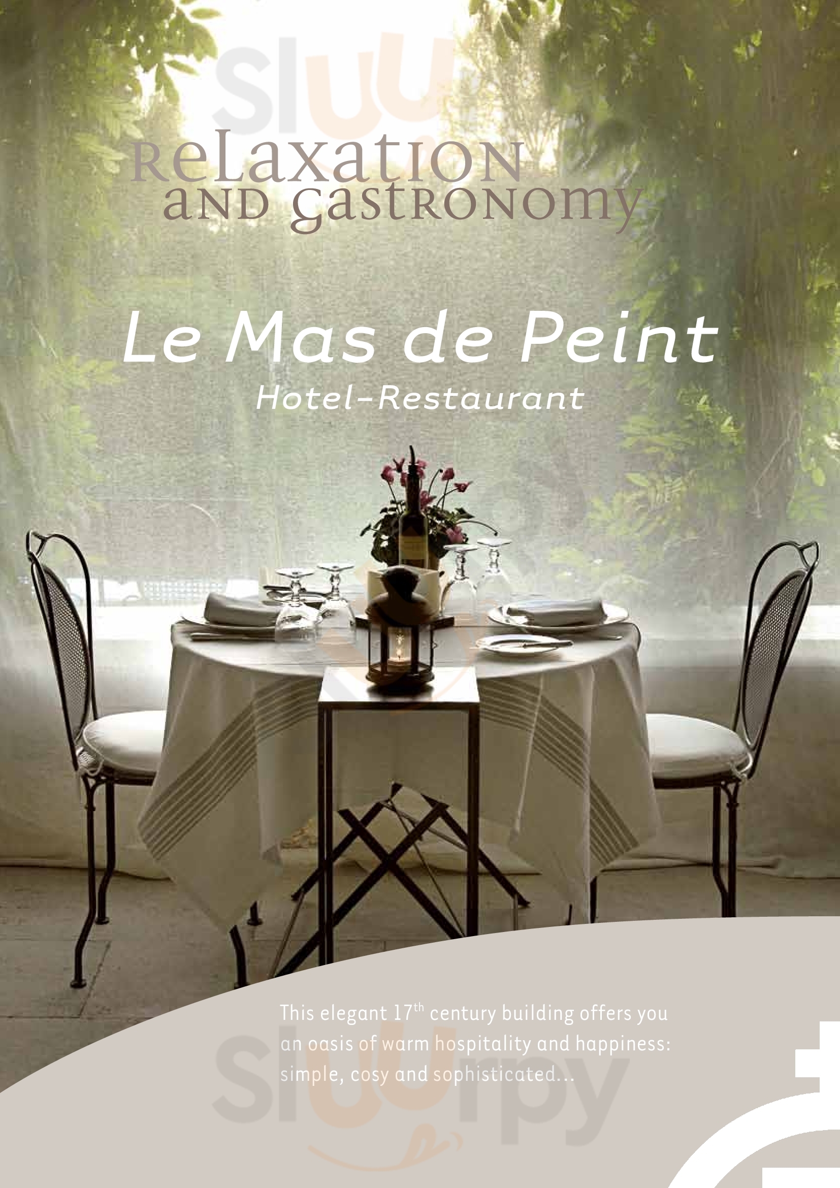 Le Mas De Peint Arles Menu - 1