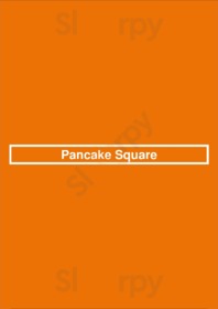 Pancake Square menu