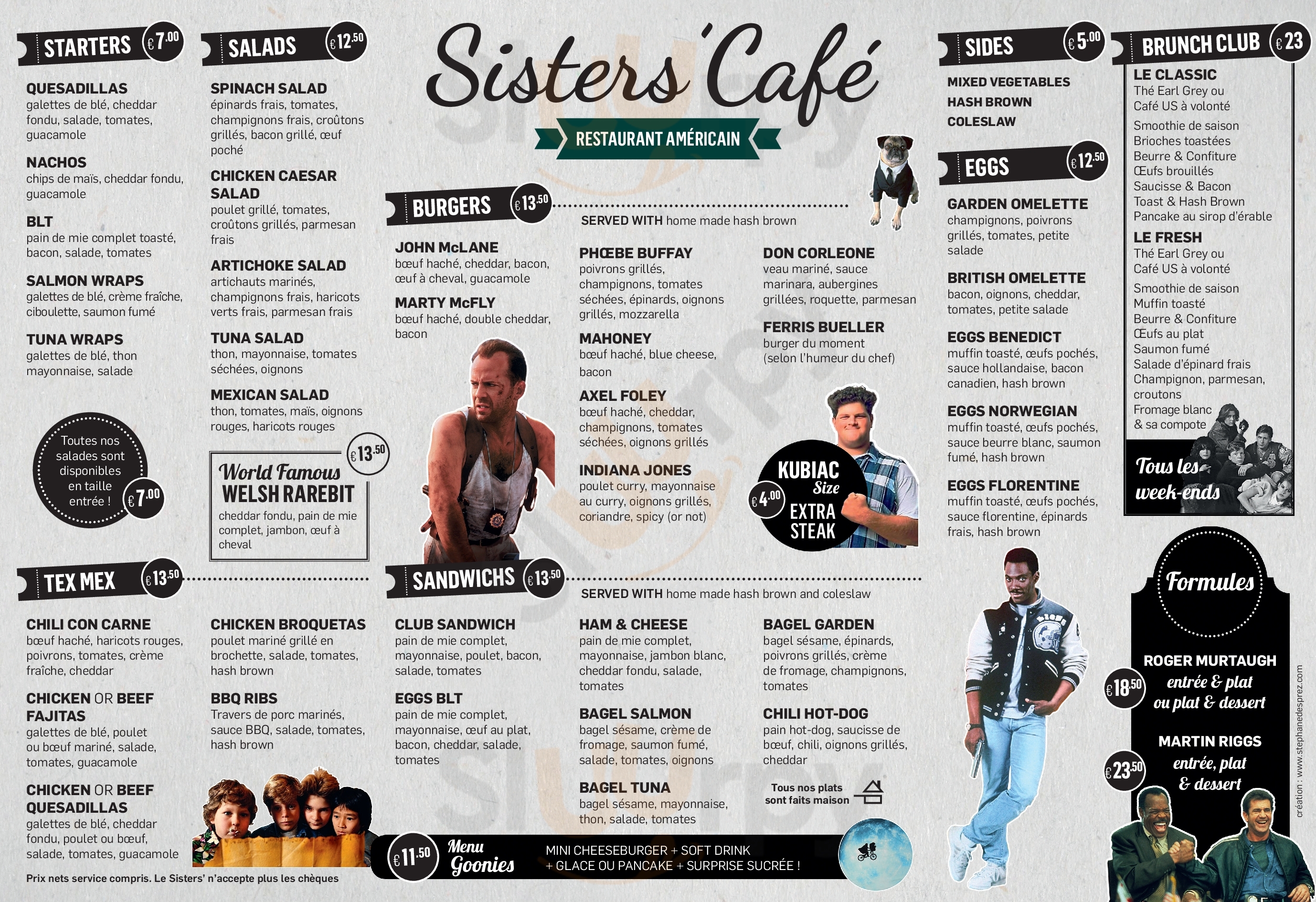 Sisters' Café Versailles Menu - 1
