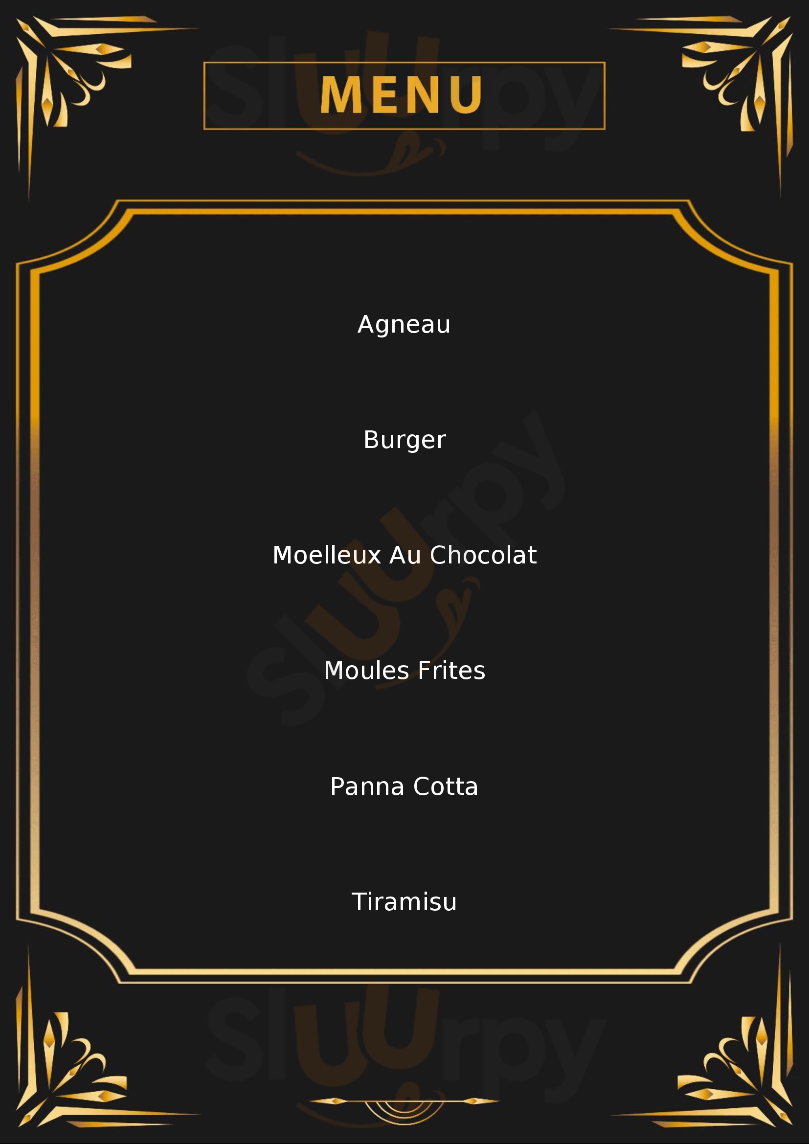 Le Jardin De L'esterel Agay Menu - 1