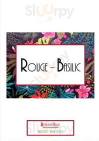 Restaurant Rouge Basilic Poitiers menu