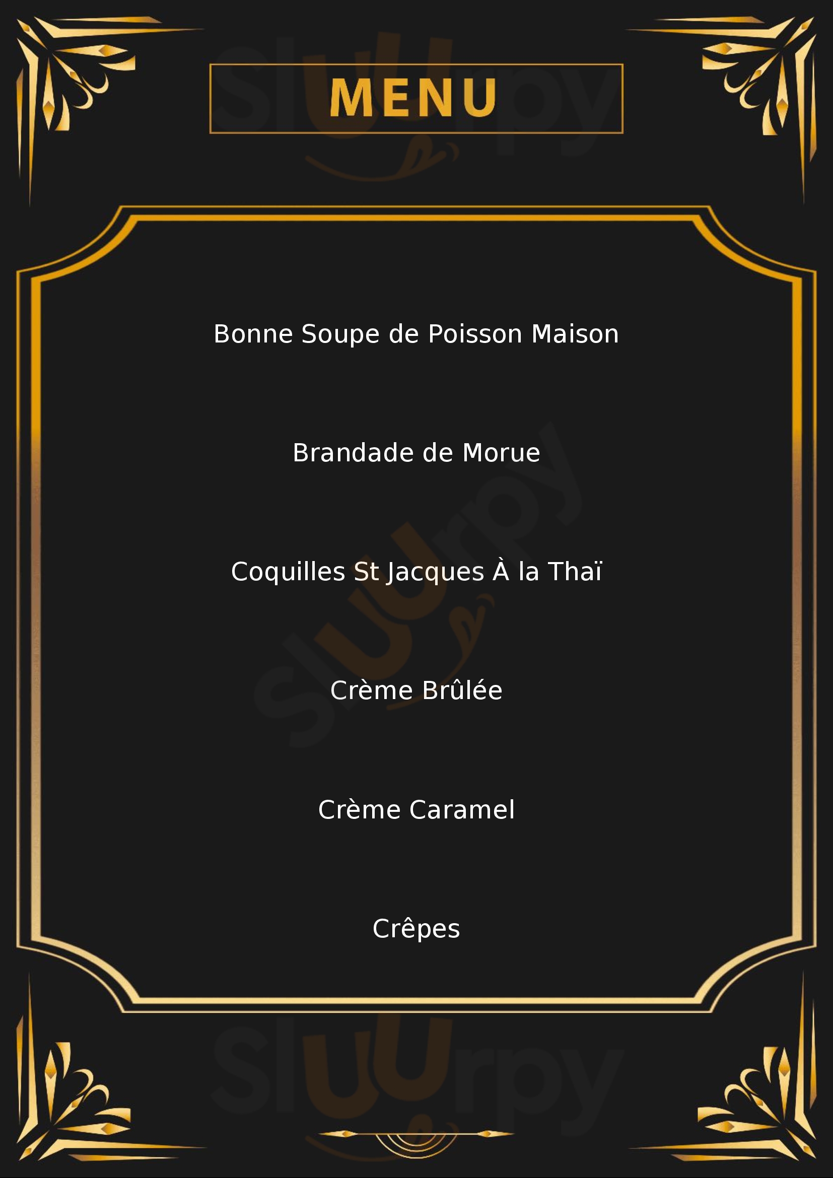 Le Saint-pierre Le Grau-du-Roi Menu - 1