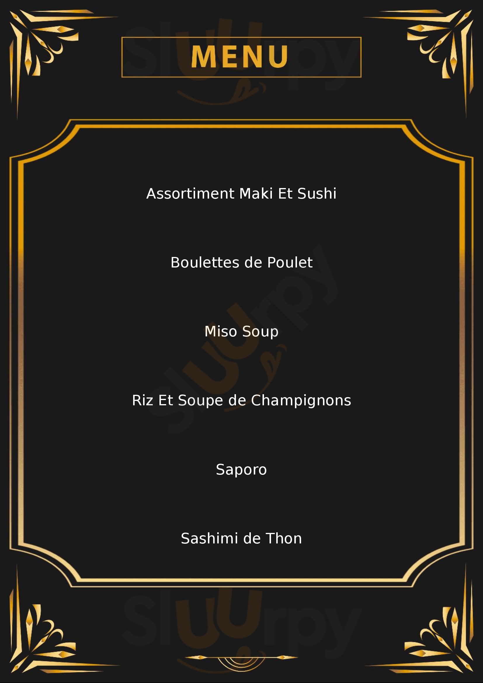 Hatori Beaune Menu - 1