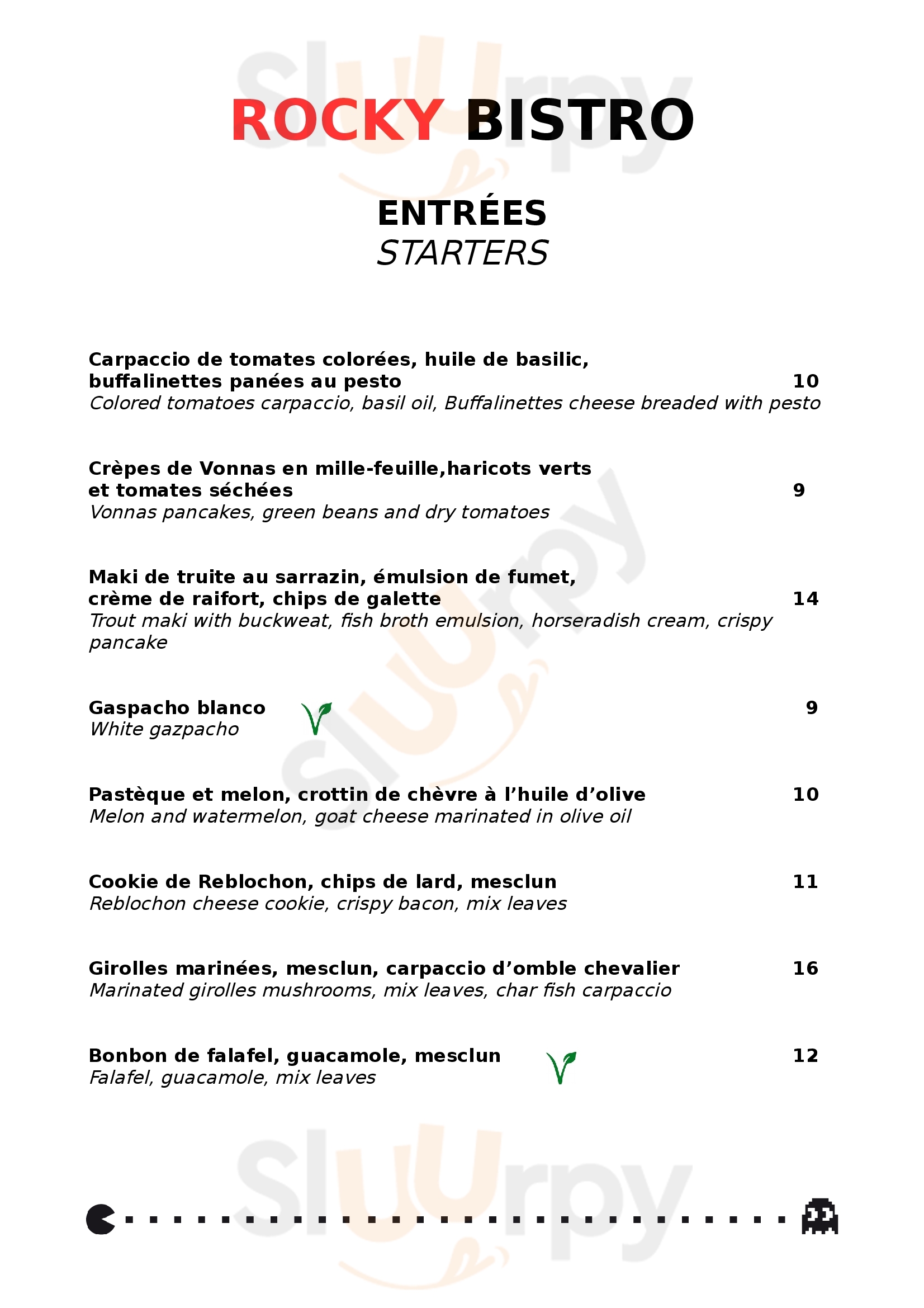 Restaurant Et Bar Rockypop Chamonix - Les Houches Les Houches Menu - 1