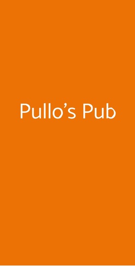 Pullo's Pub, Giugliano in Campania