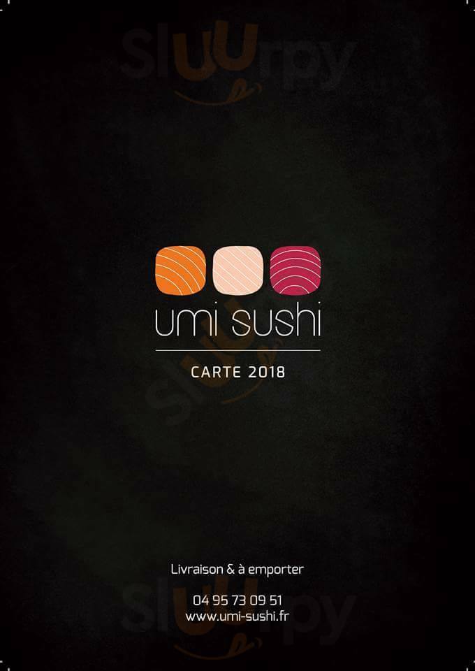 Umi Sushi Ajaccio Ajaccio Menu - 1