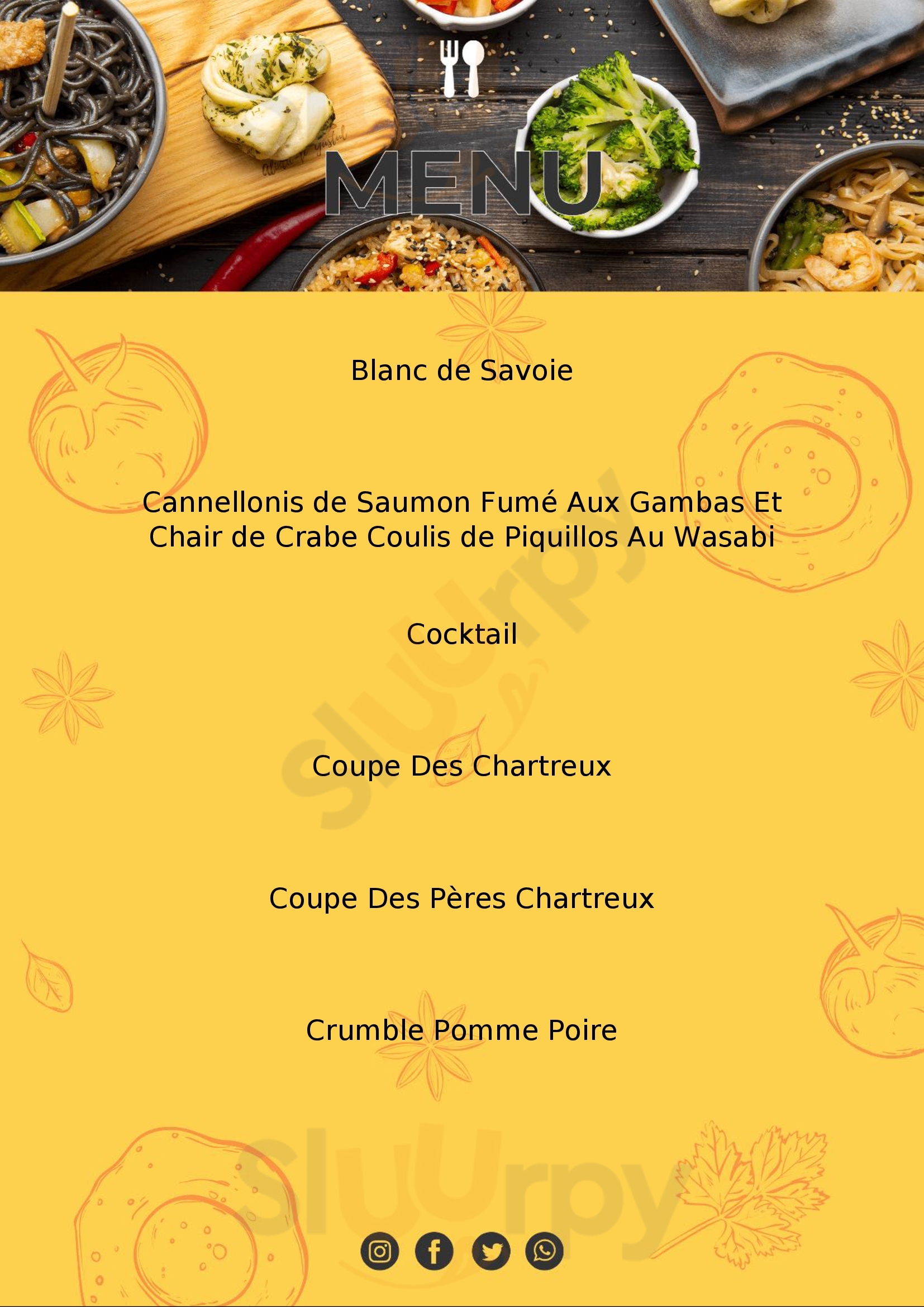 L'estafette Gourmande Chambéry Menu - 1