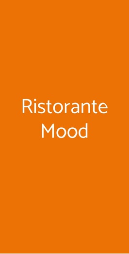 Ristorante Mood, Torino