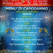 Menu capodanno 2018 2019