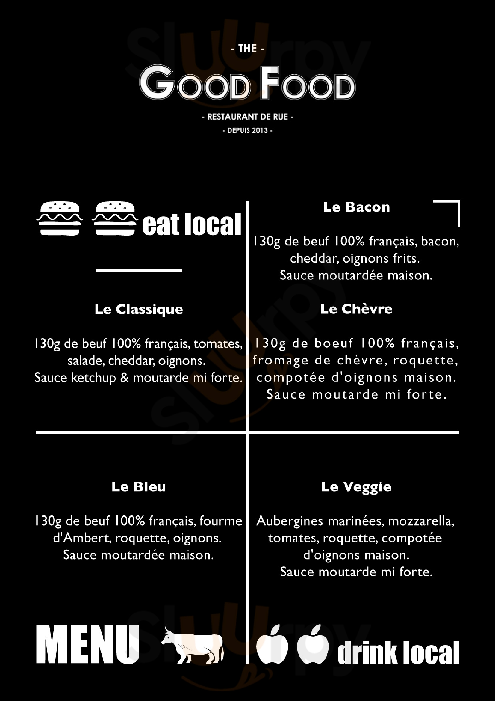 The Good Food Versailles Menu - 1