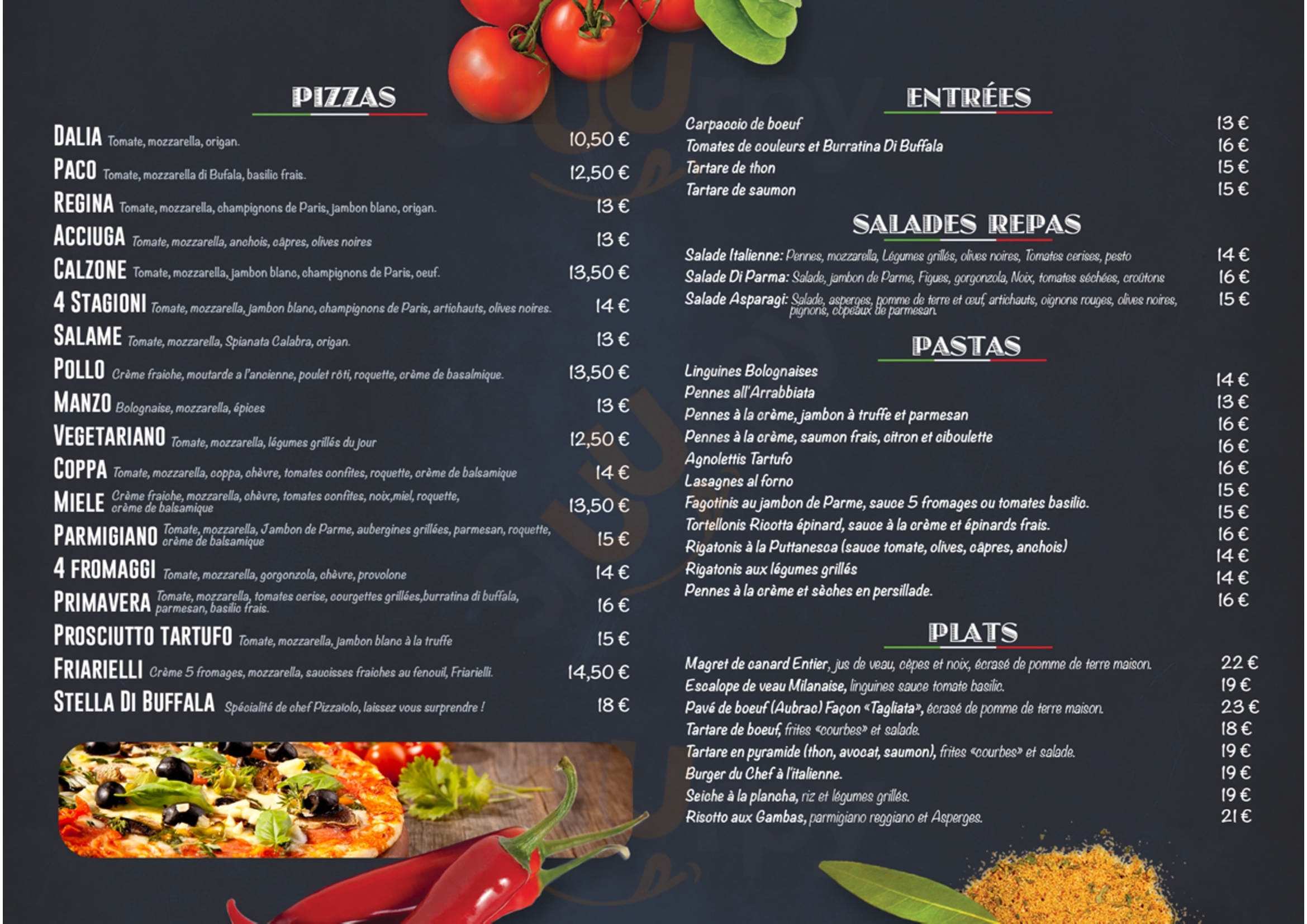 New's Café Cap d'Agde Menu - 1