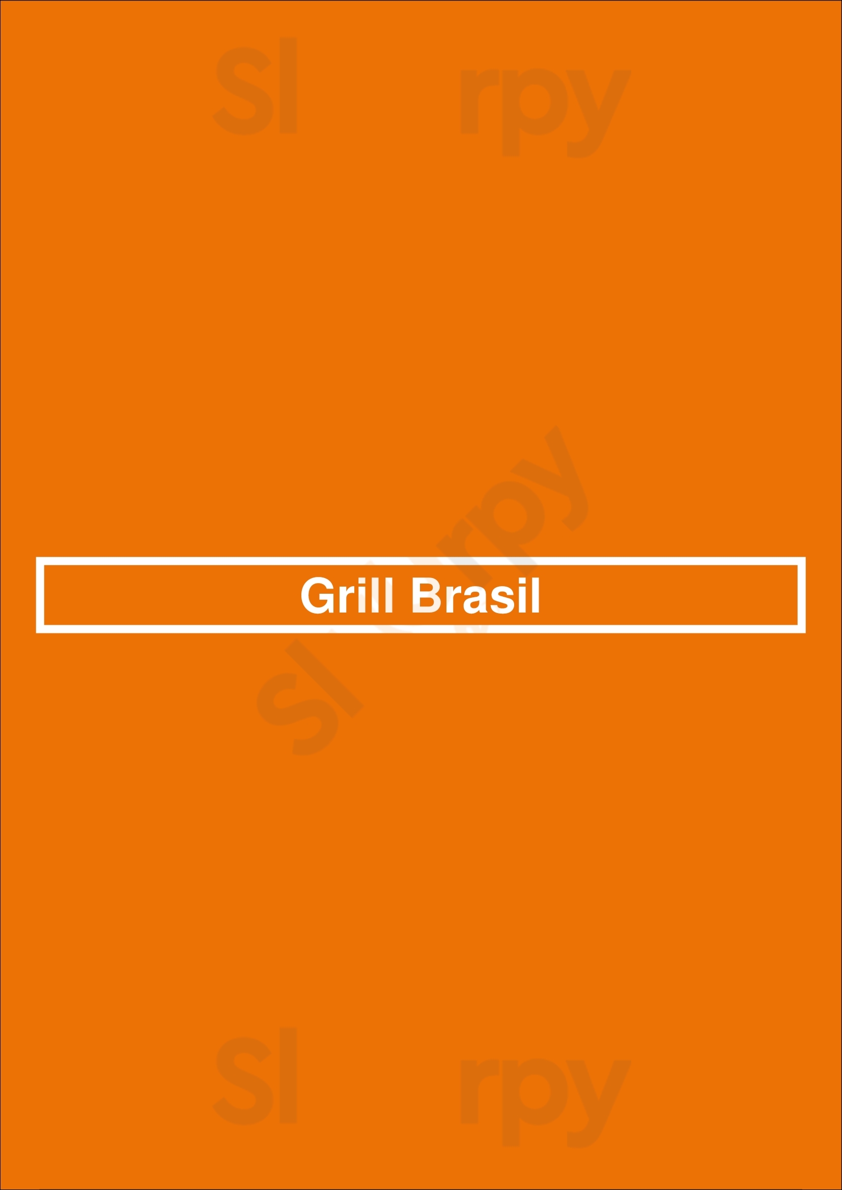 Grill Brasil Nîmes Menu - 1