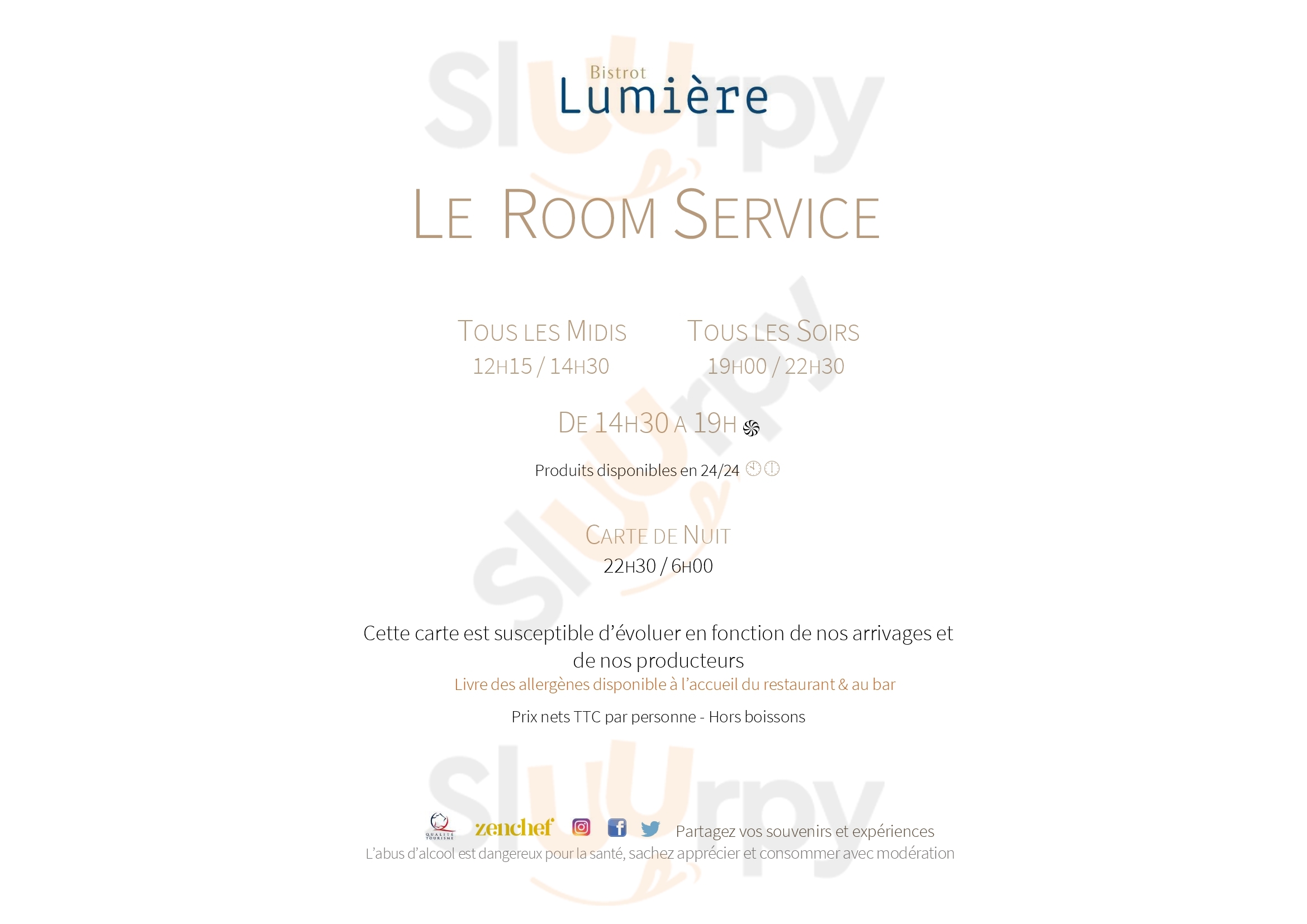 Main Menu - Côté D'arguin De L'hôtel Les Bains D'arguin Arcachon