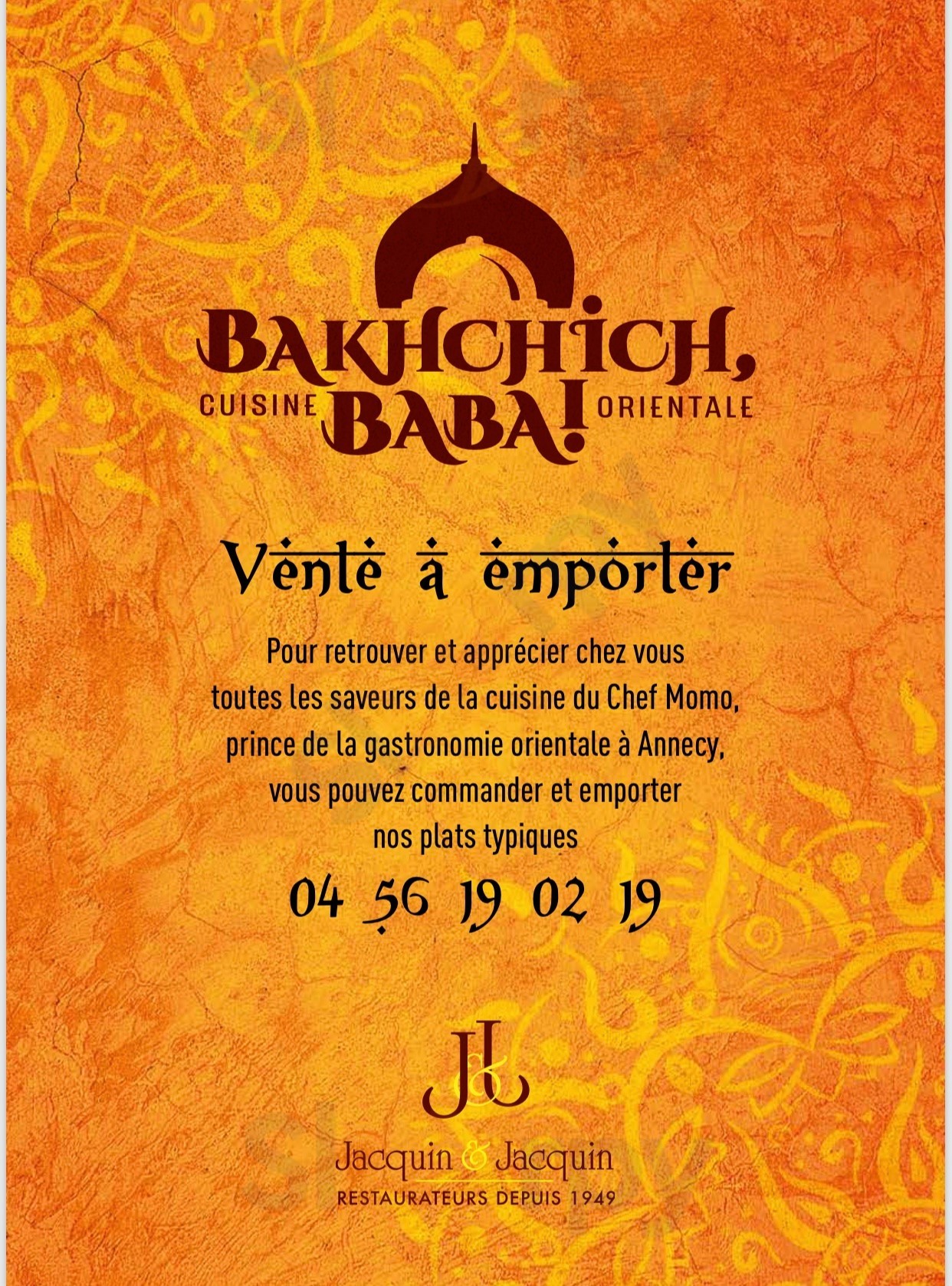 Bakhchich Baba! Annecy Menu - 1