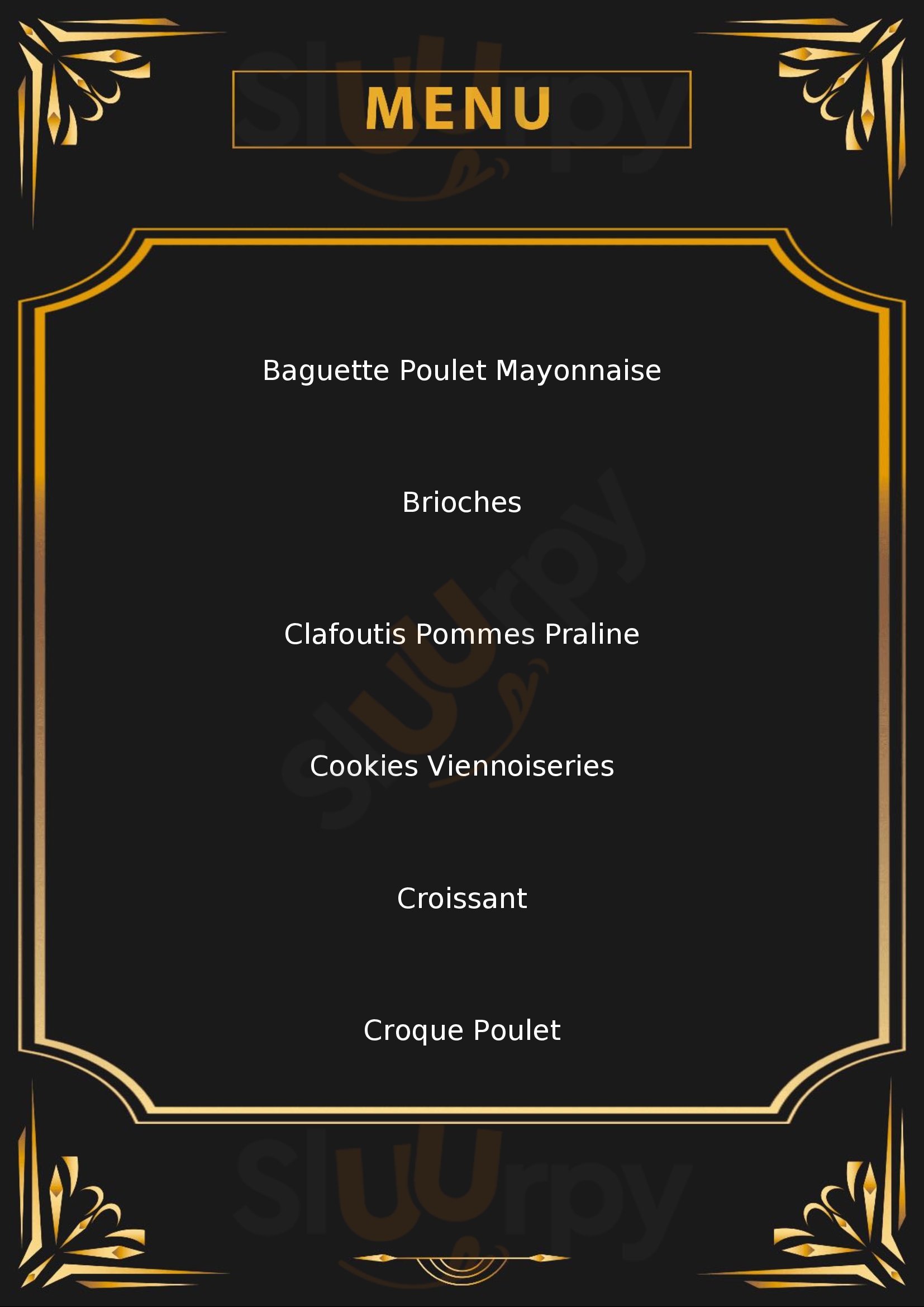 Boulangerie Marie Blachere Colmar Menu - 1