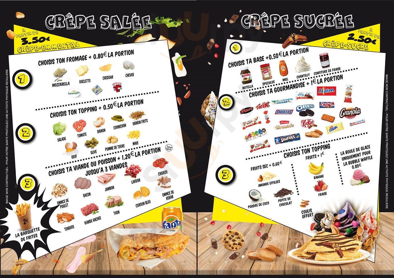 Crepe And Shake Agde Menu - 1